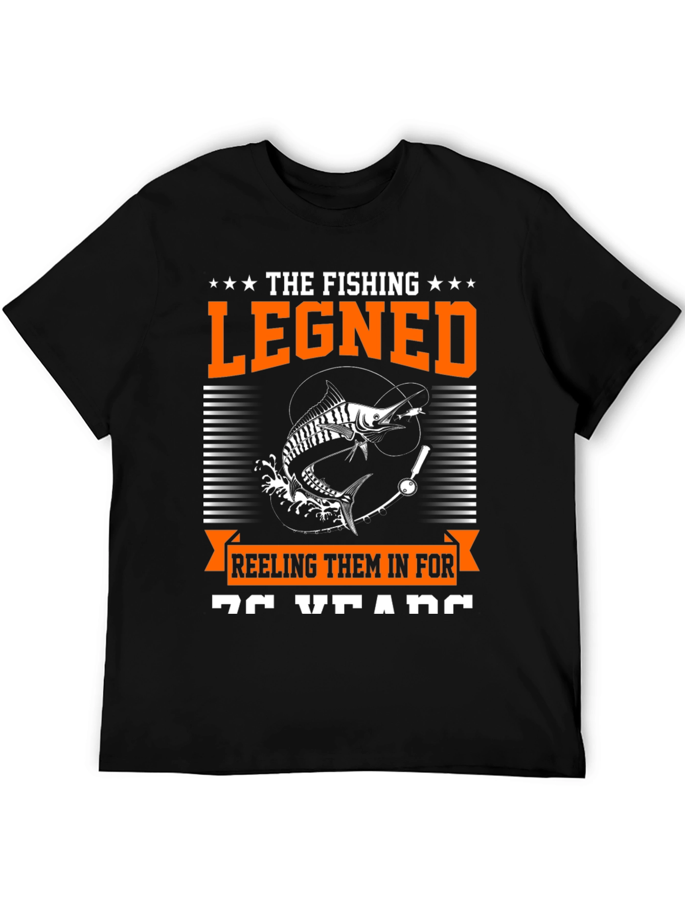 Fishing Legend Graphic T-Shirt