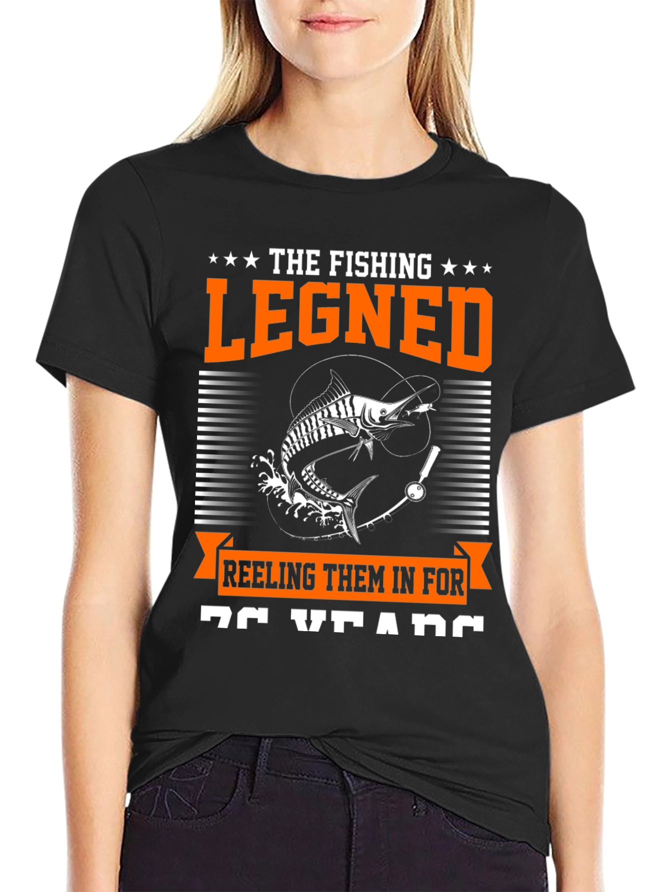 Fishing Legend Graphic T-Shirt