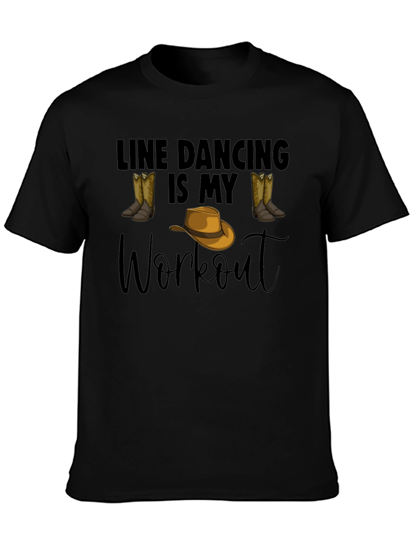 Line Dancing Workout Graphic Tee