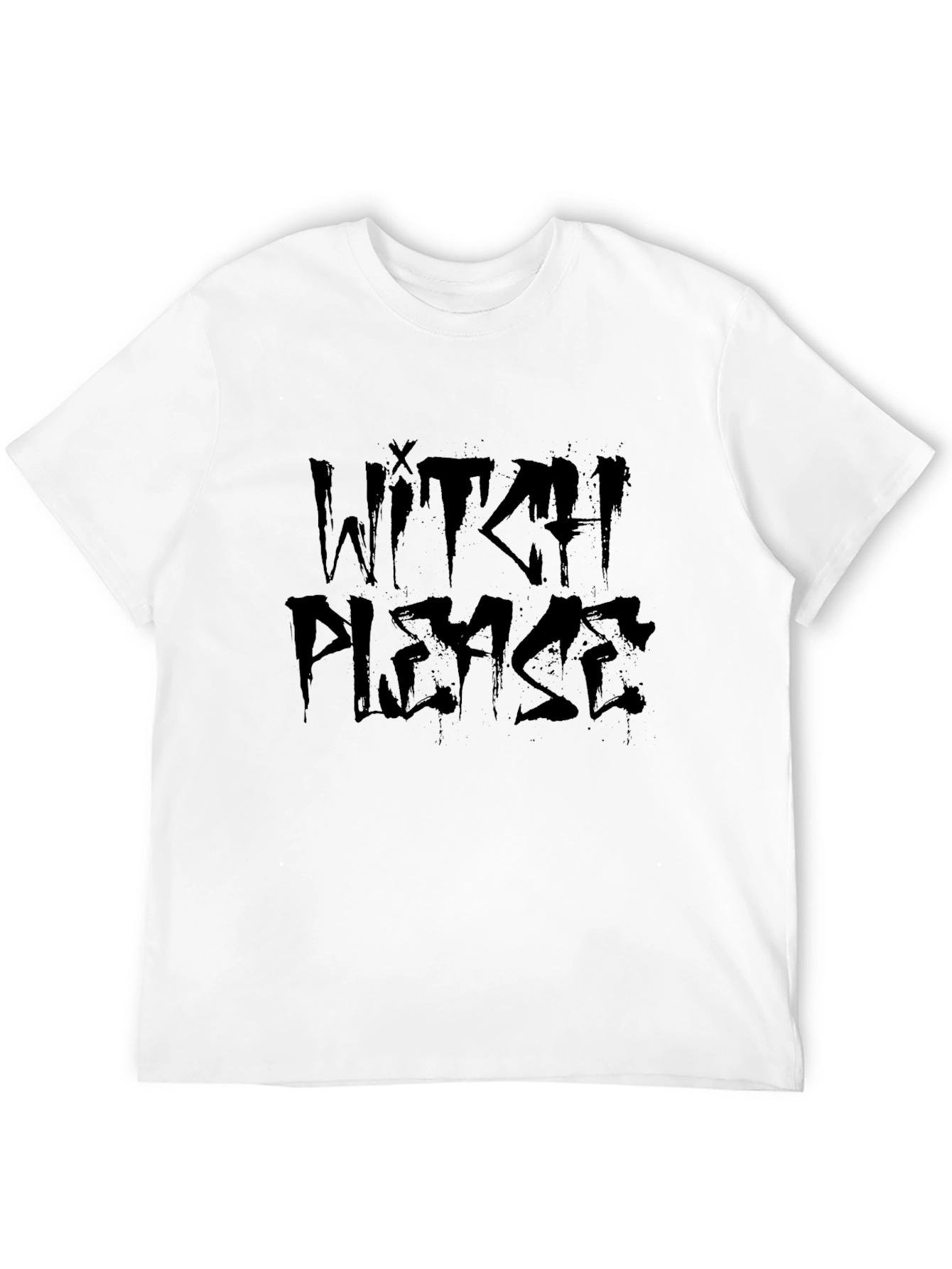 Witch Please Black Graphic T-Shirt