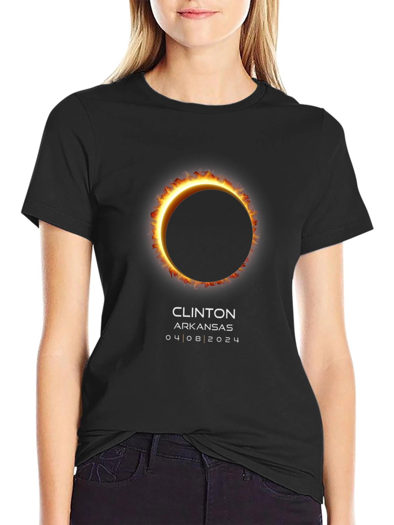 Eclipse 2024 T-Shirt - Clinton Arkansas