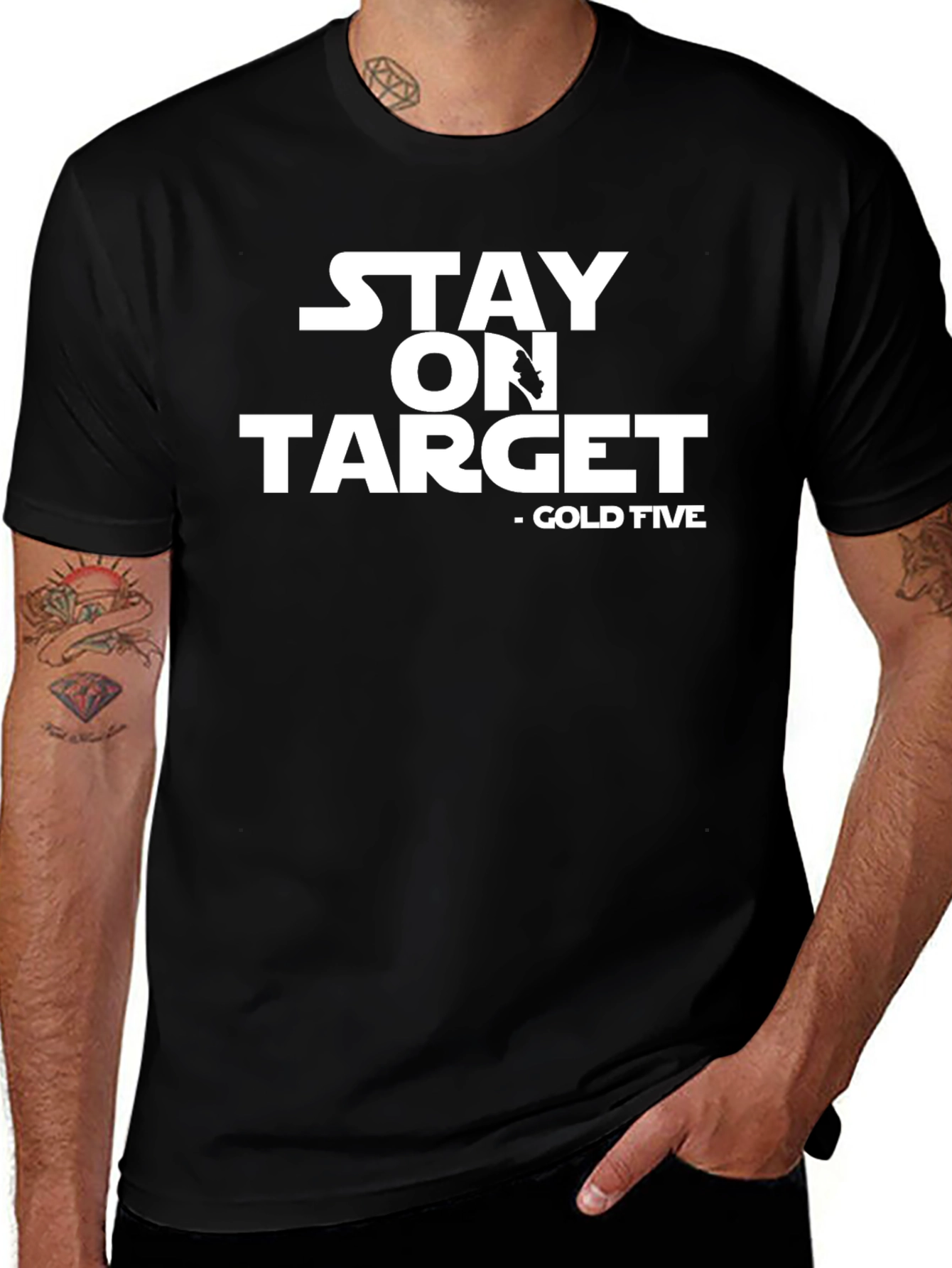 Stay On Target T-Shirt - Gold Five