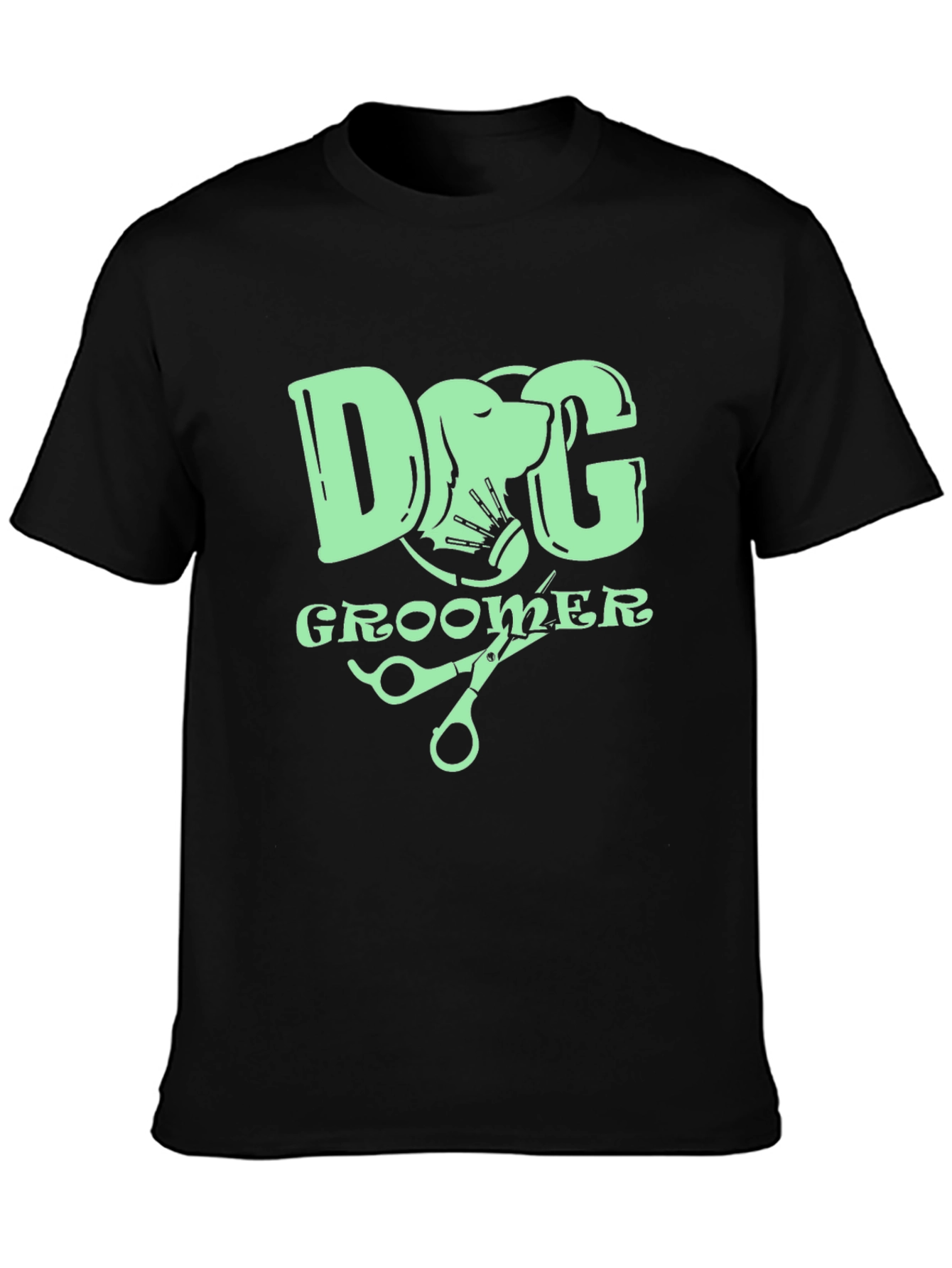 Dog Groomer Graphic T-Shirt Pet Lovers Tee