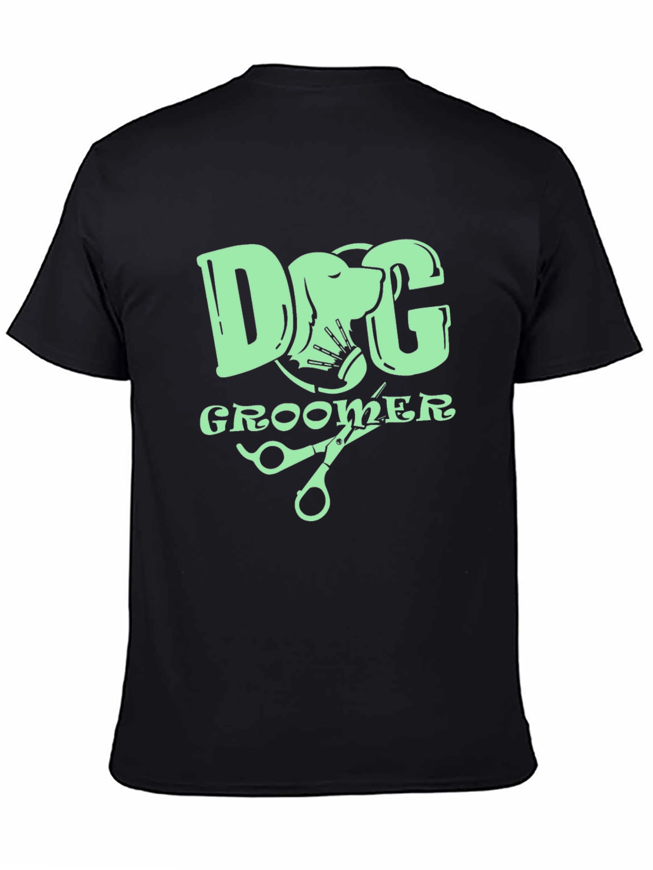 Dog Groomer Graphic T-Shirt Pet Lovers Tee