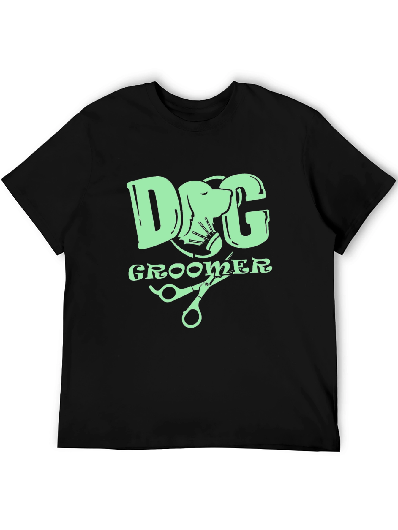 Dog Groomer Graphic T-Shirt Pet Lovers Tee