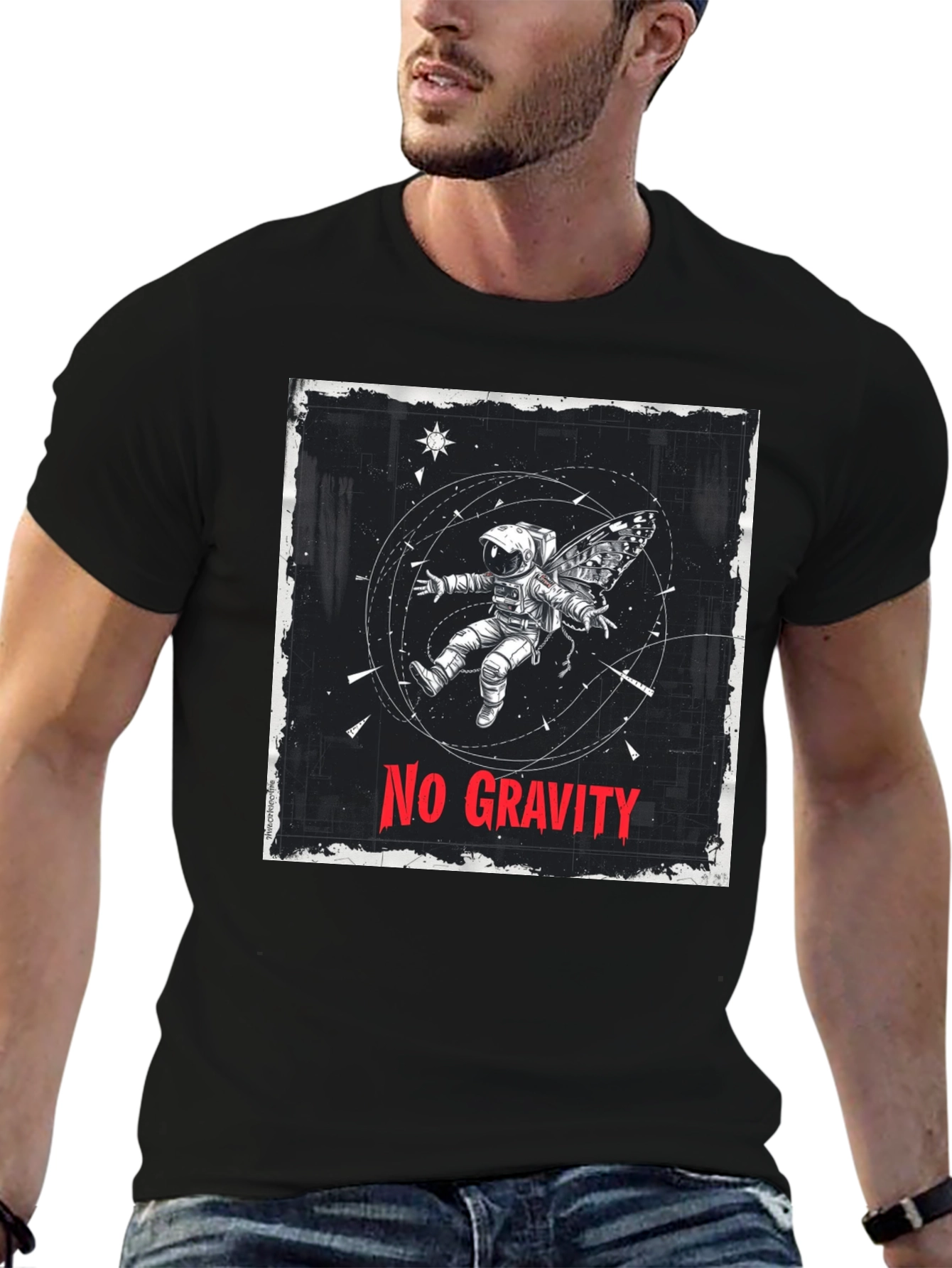 No Gravity Astronaut Graphic Tee