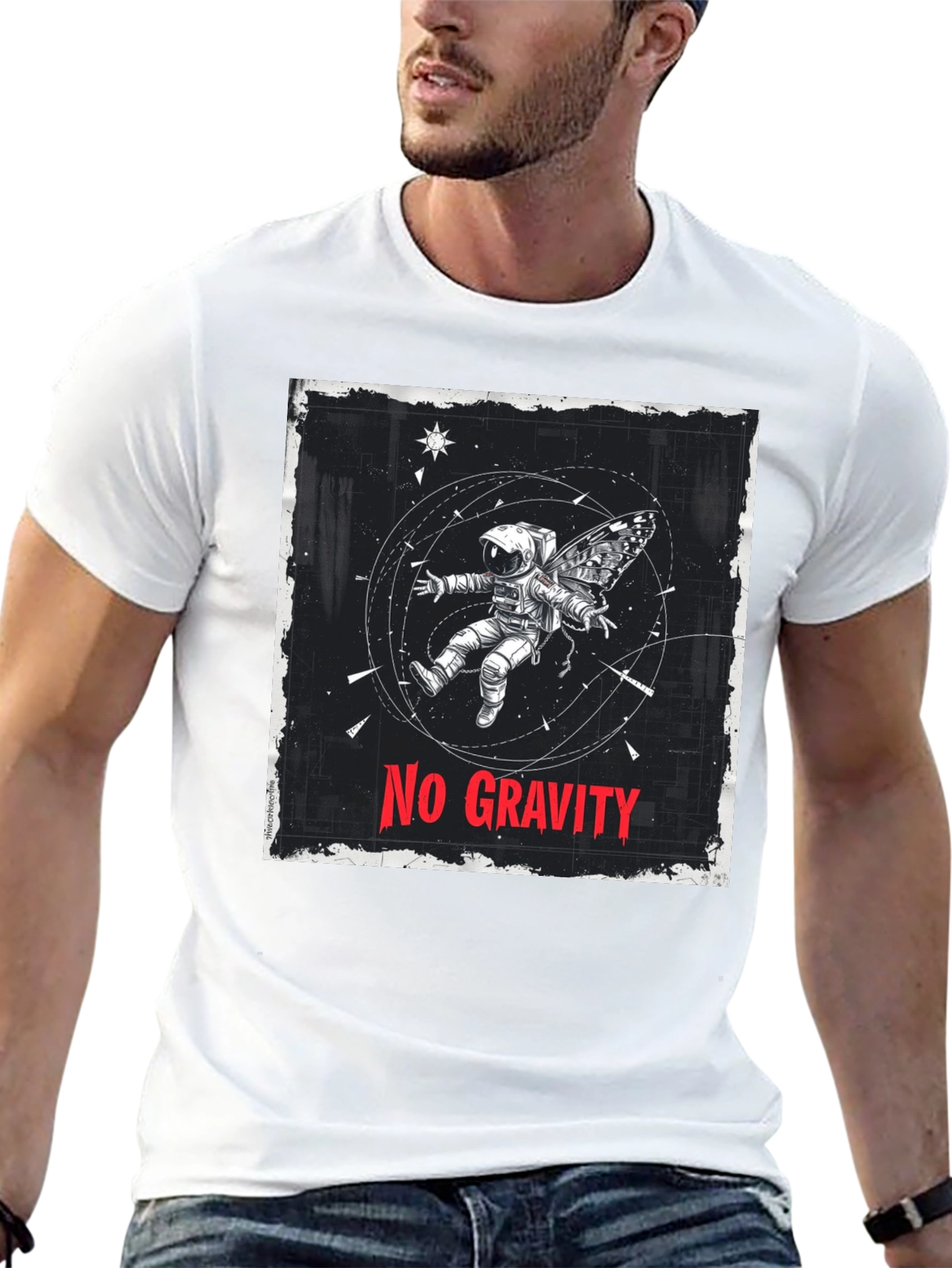 No Gravity Astronaut Graphic Tee