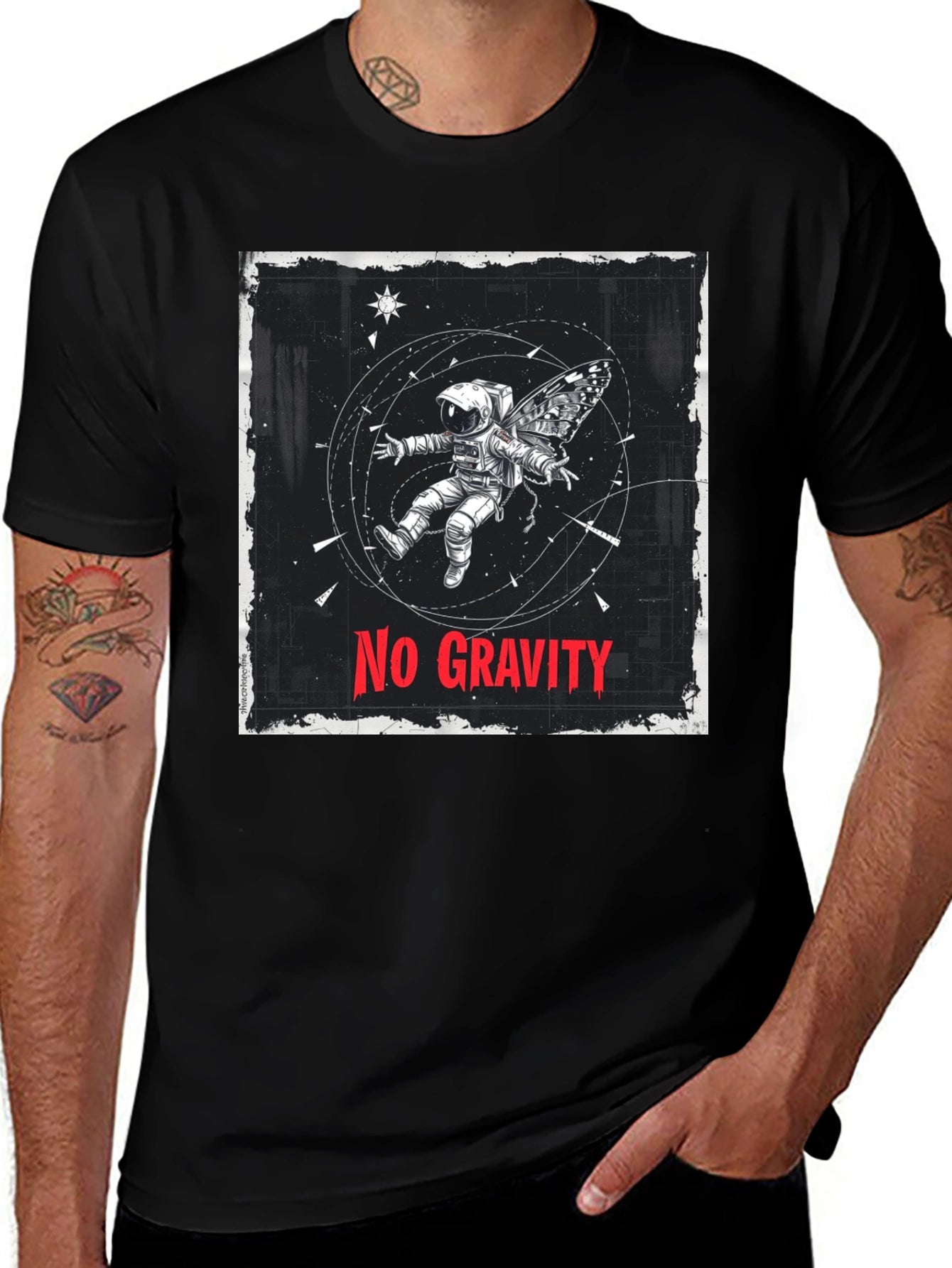 No Gravity Astronaut Graphic Tee