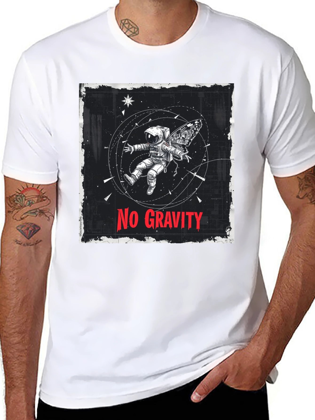 No Gravity Astronaut Graphic Tee