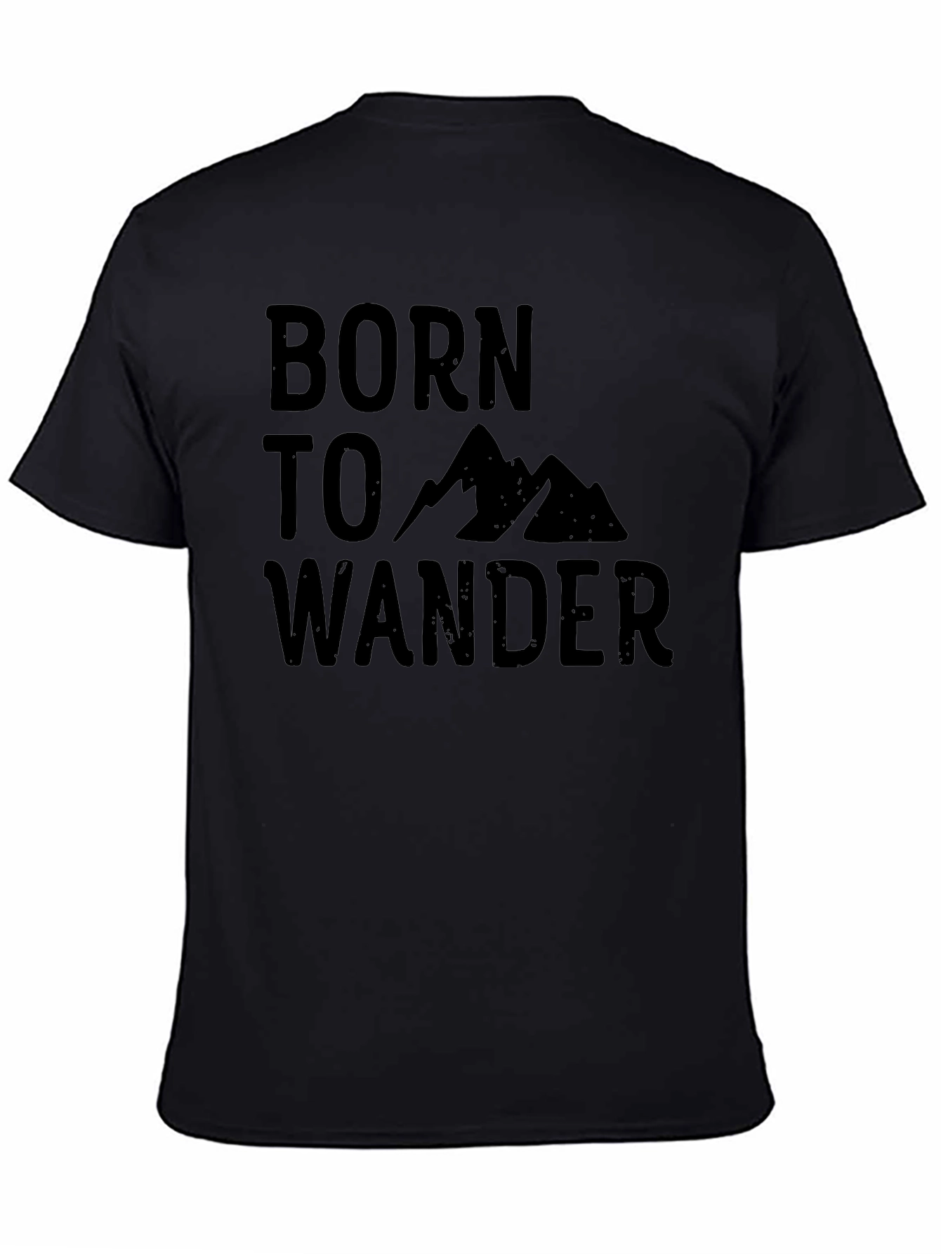 Born to Wander Graphic Tee - Black