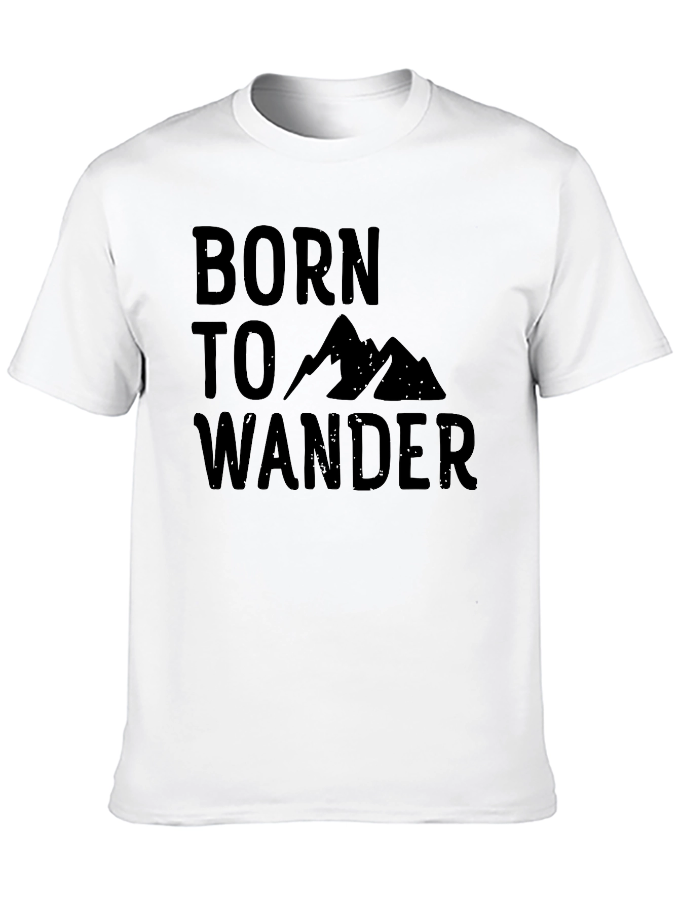 Born to Wander Graphic Tee - Black