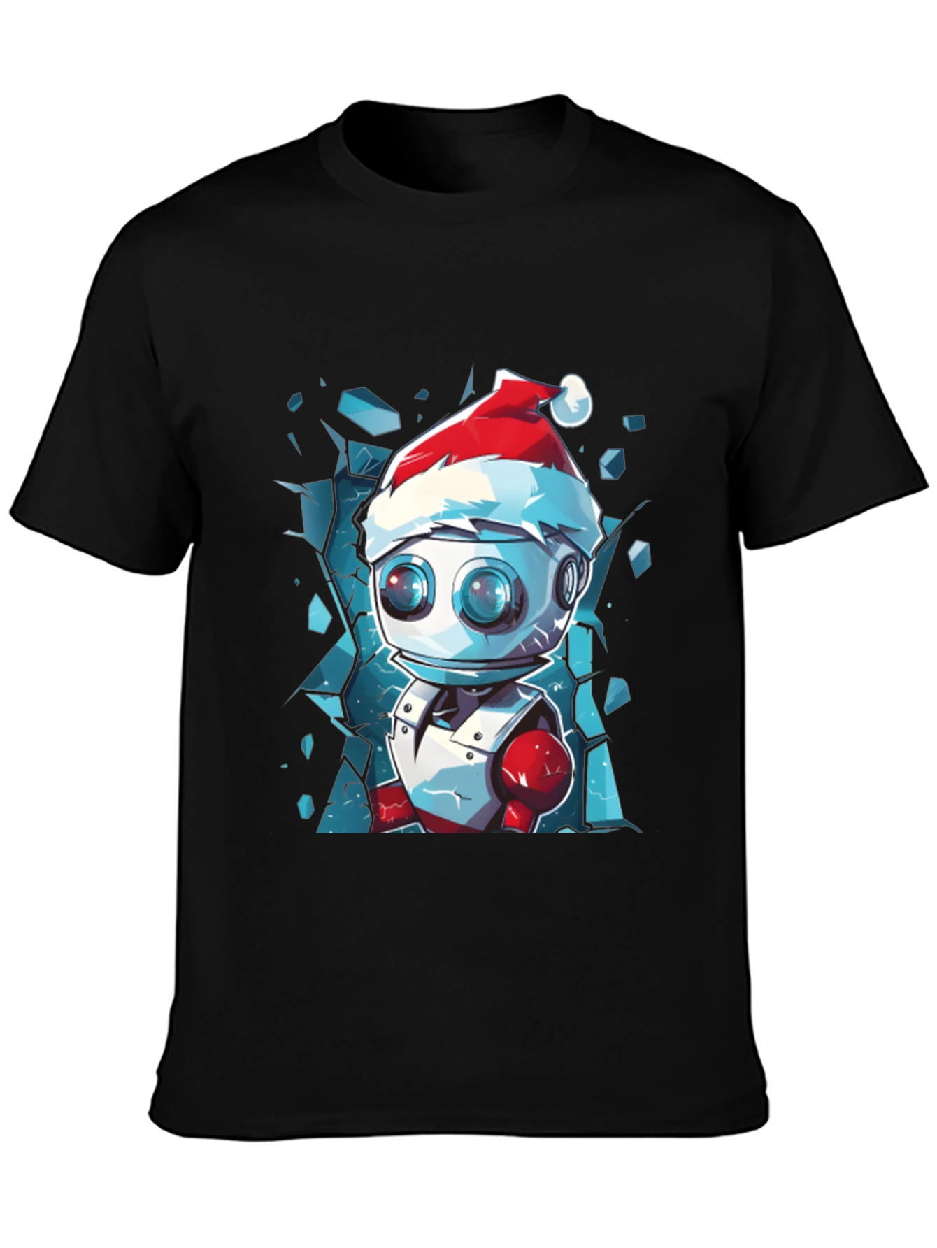 Robot Santa T-Shirt - Holiday Geek Chic