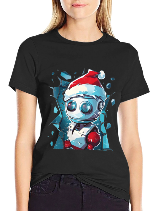 Robot Santa T-Shirt - Holiday Geek Chic