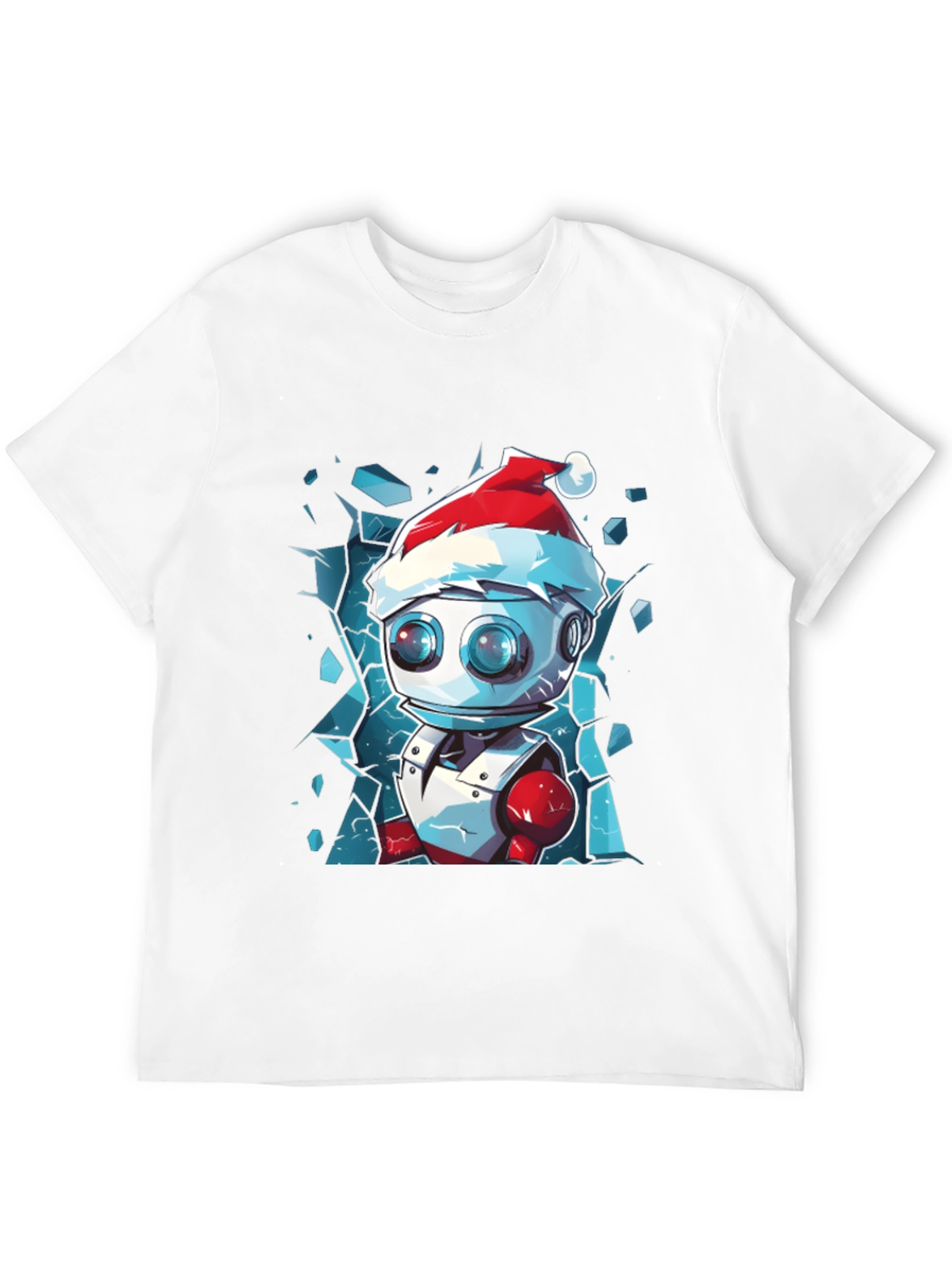 Robot Santa T-Shirt - Holiday Geek Chic