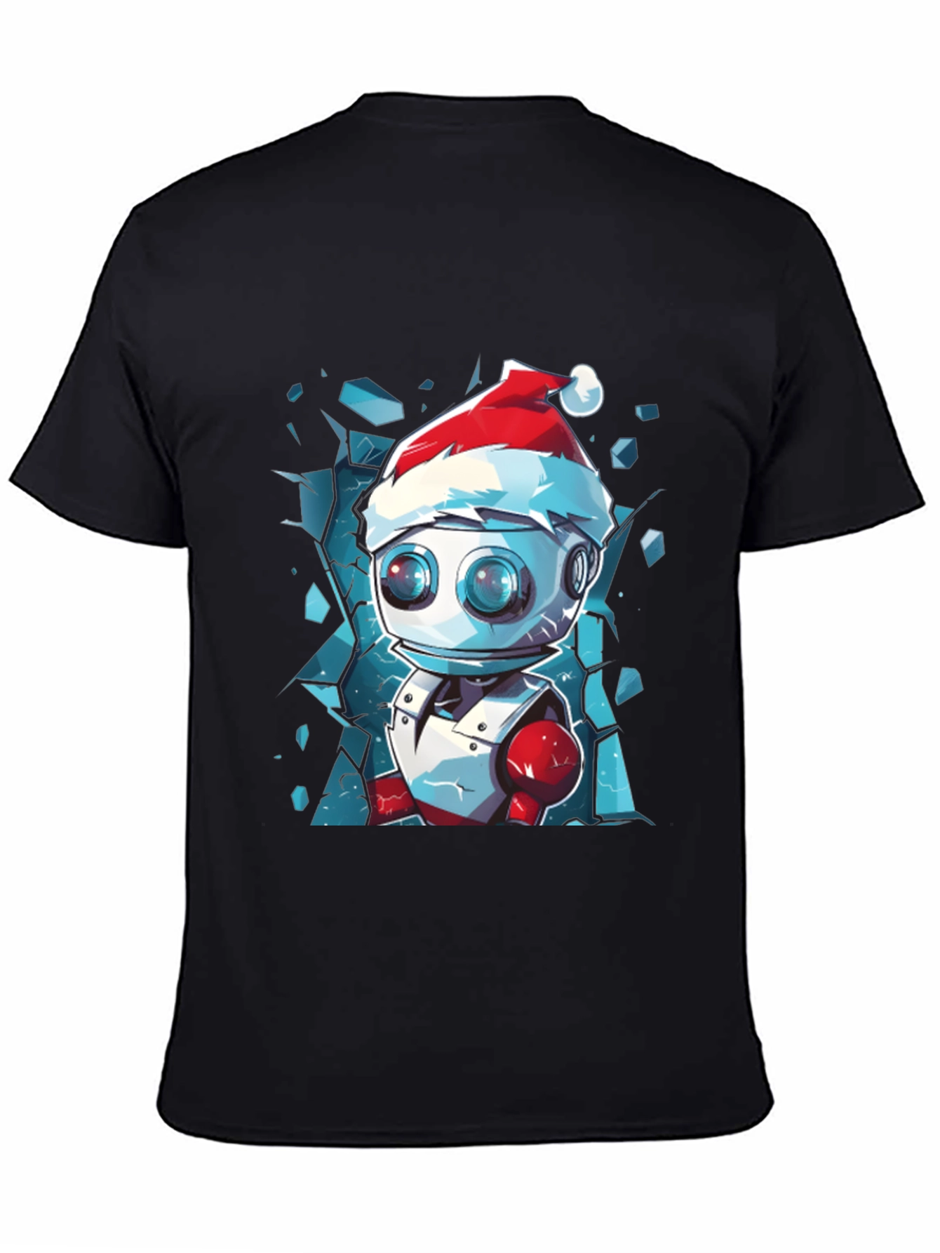 Robot Santa T-Shirt - Holiday Geek Chic