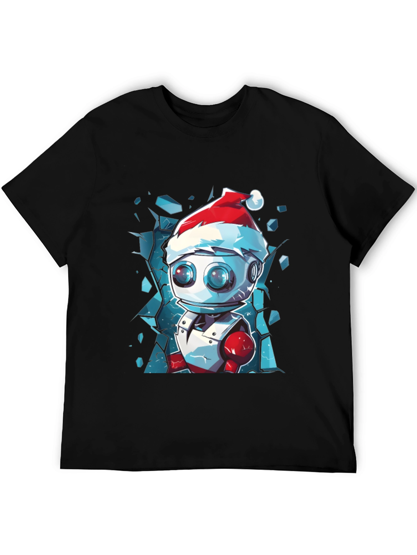Robot Santa T-Shirt - Holiday Geek Chic