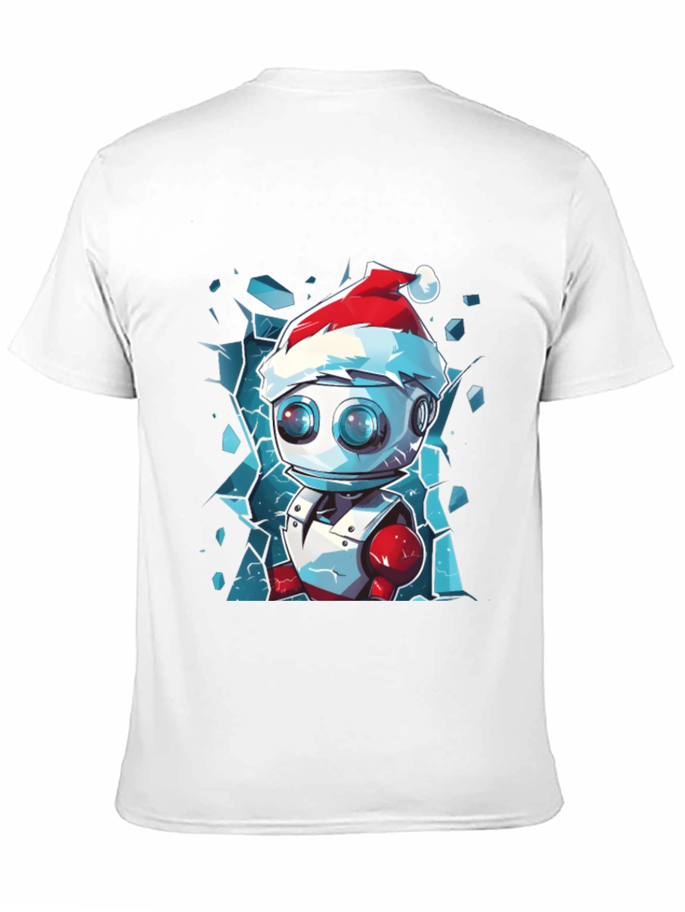 Robot Santa T-Shirt - Holiday Geek Chic