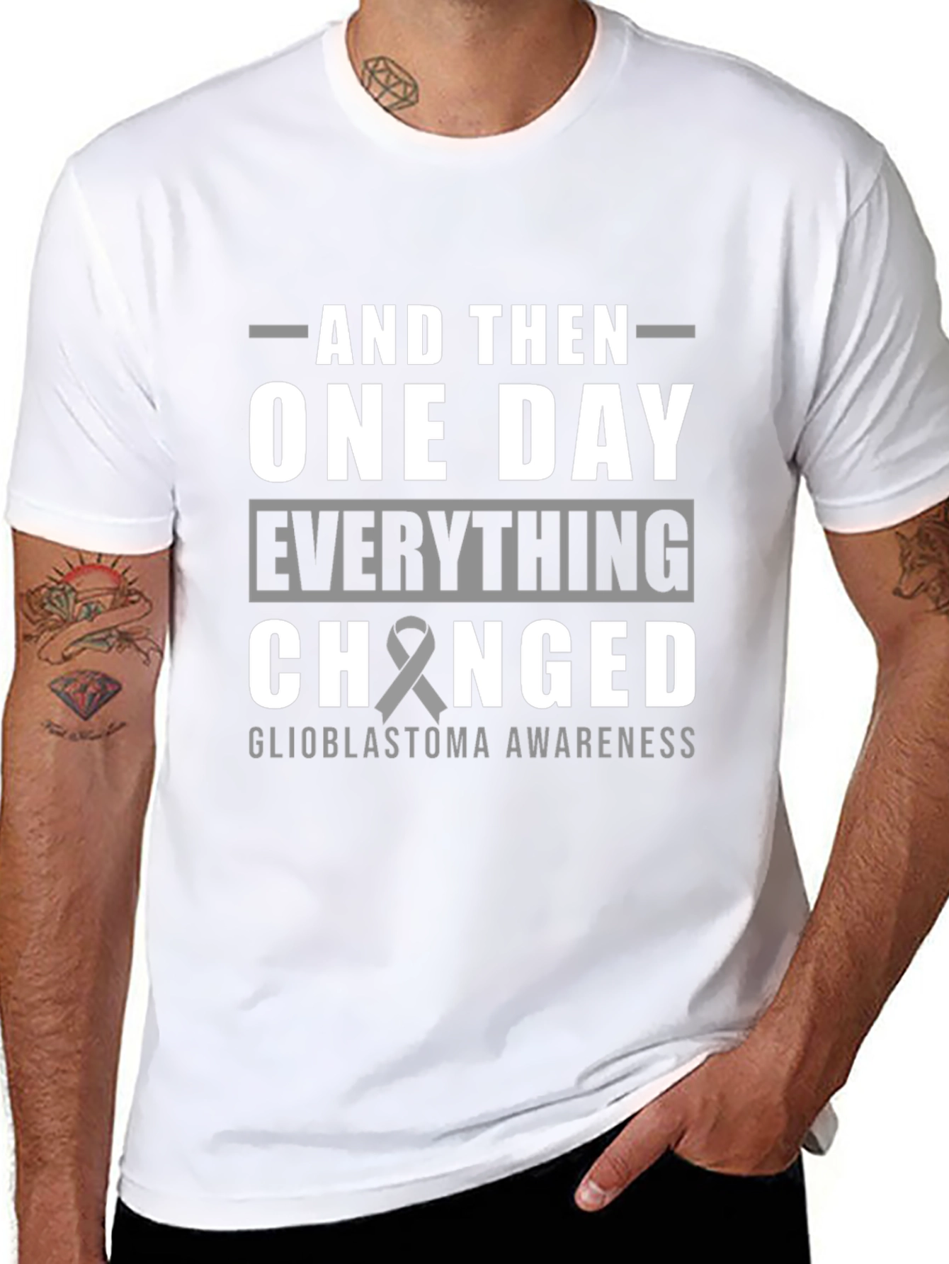 Glioblastoma Awareness T-Shirt - And Then One Day...