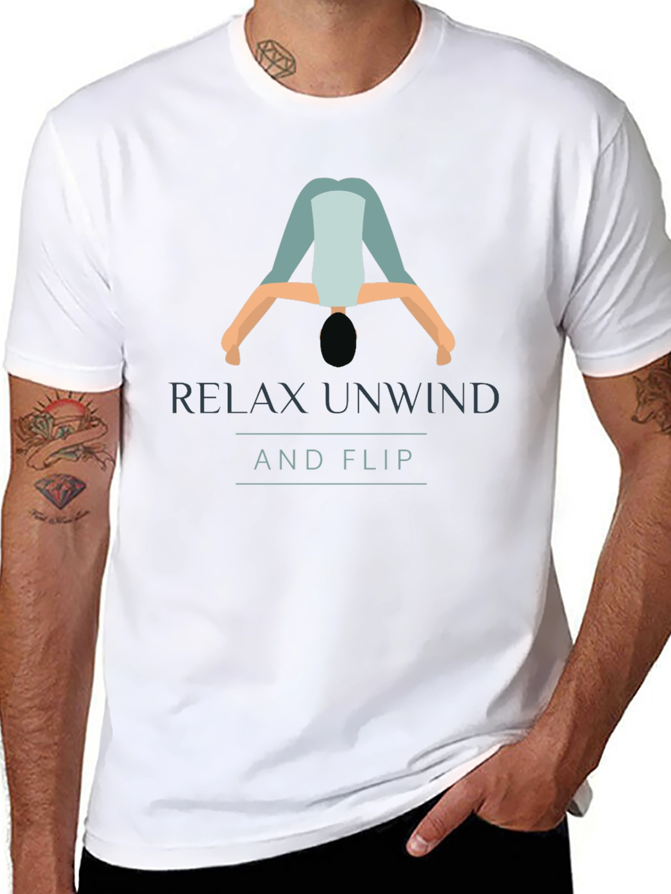 Relax Unwind and Flip Graphic T-Shirt