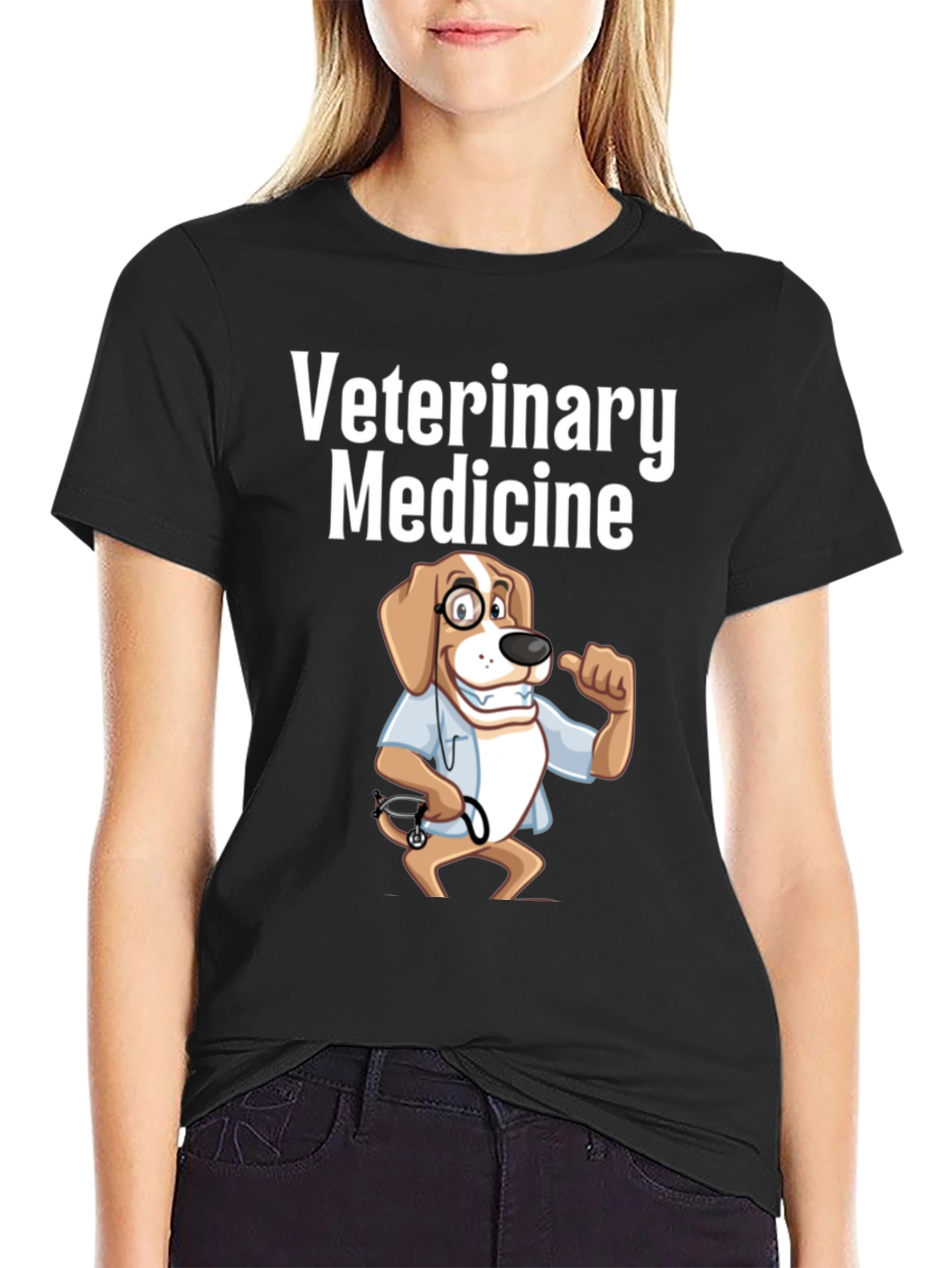 Veterinary Medicine Dog Cartoon T-Shirt