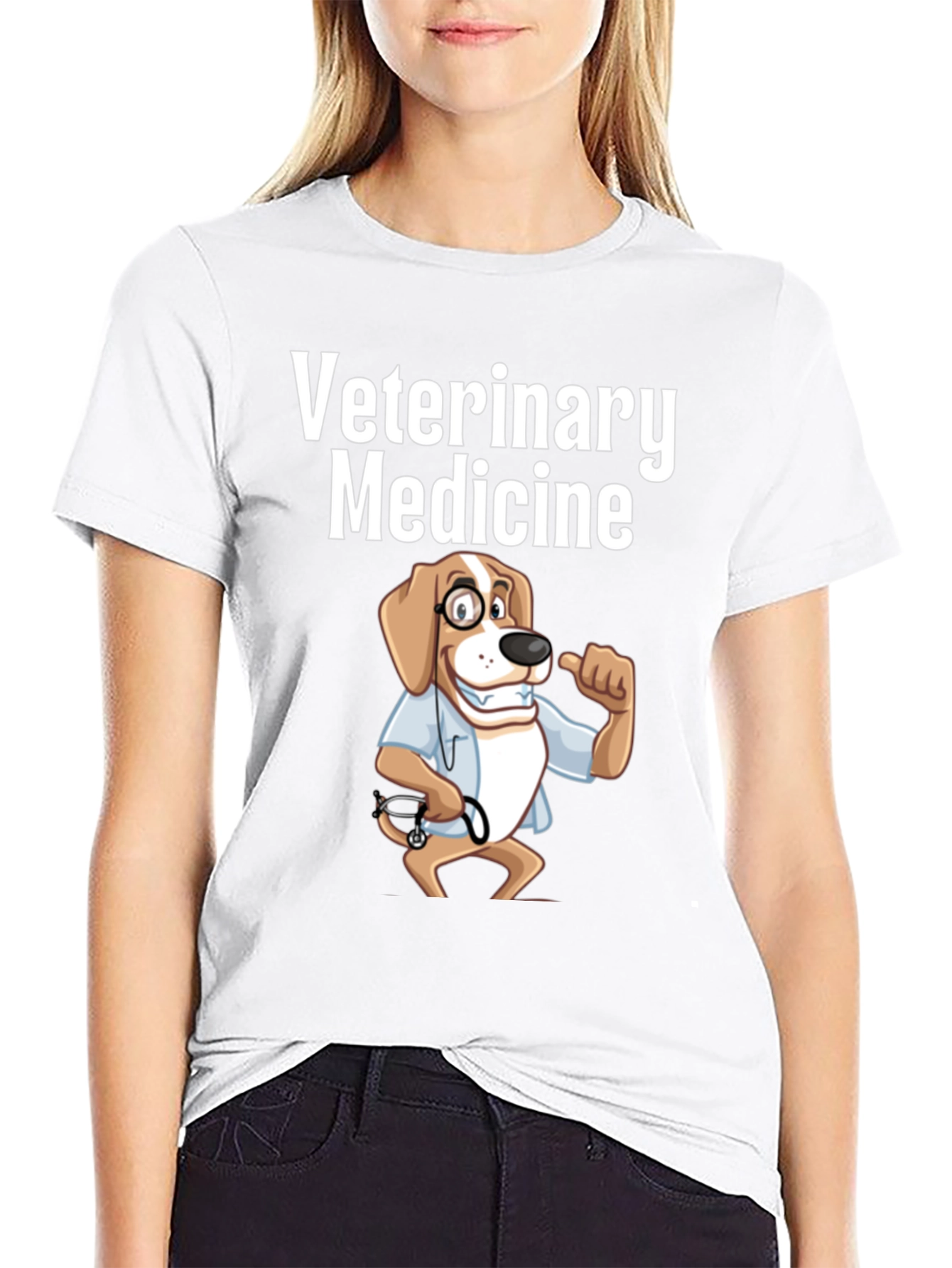Veterinary Medicine Dog Cartoon T-Shirt