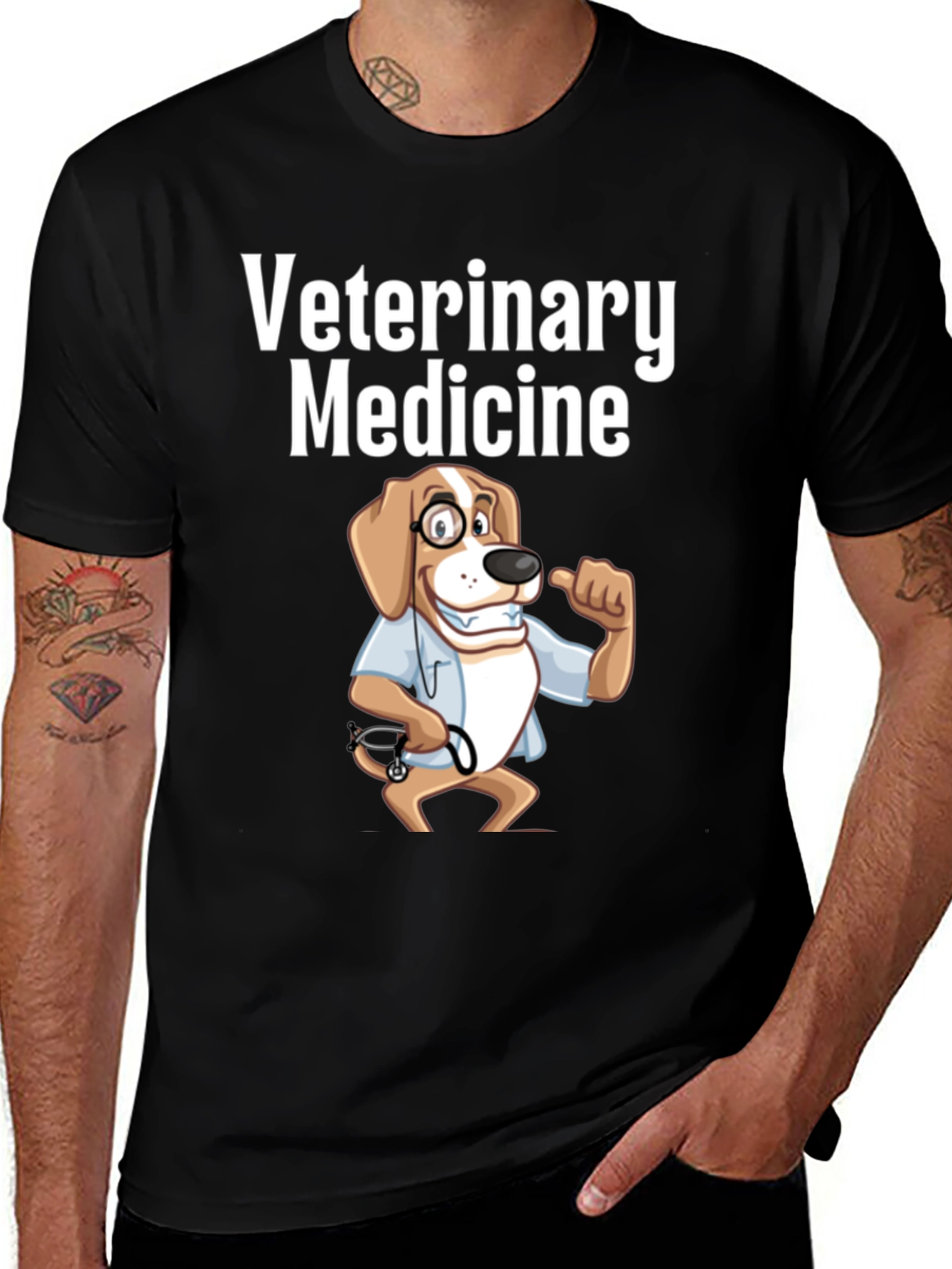Veterinary Medicine Dog Cartoon T-Shirt
