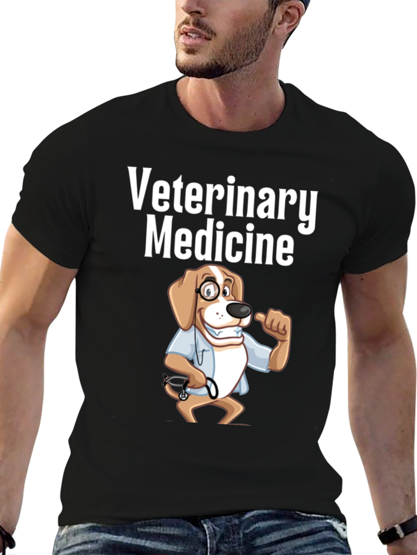 Veterinary Medicine Dog Cartoon T-Shirt