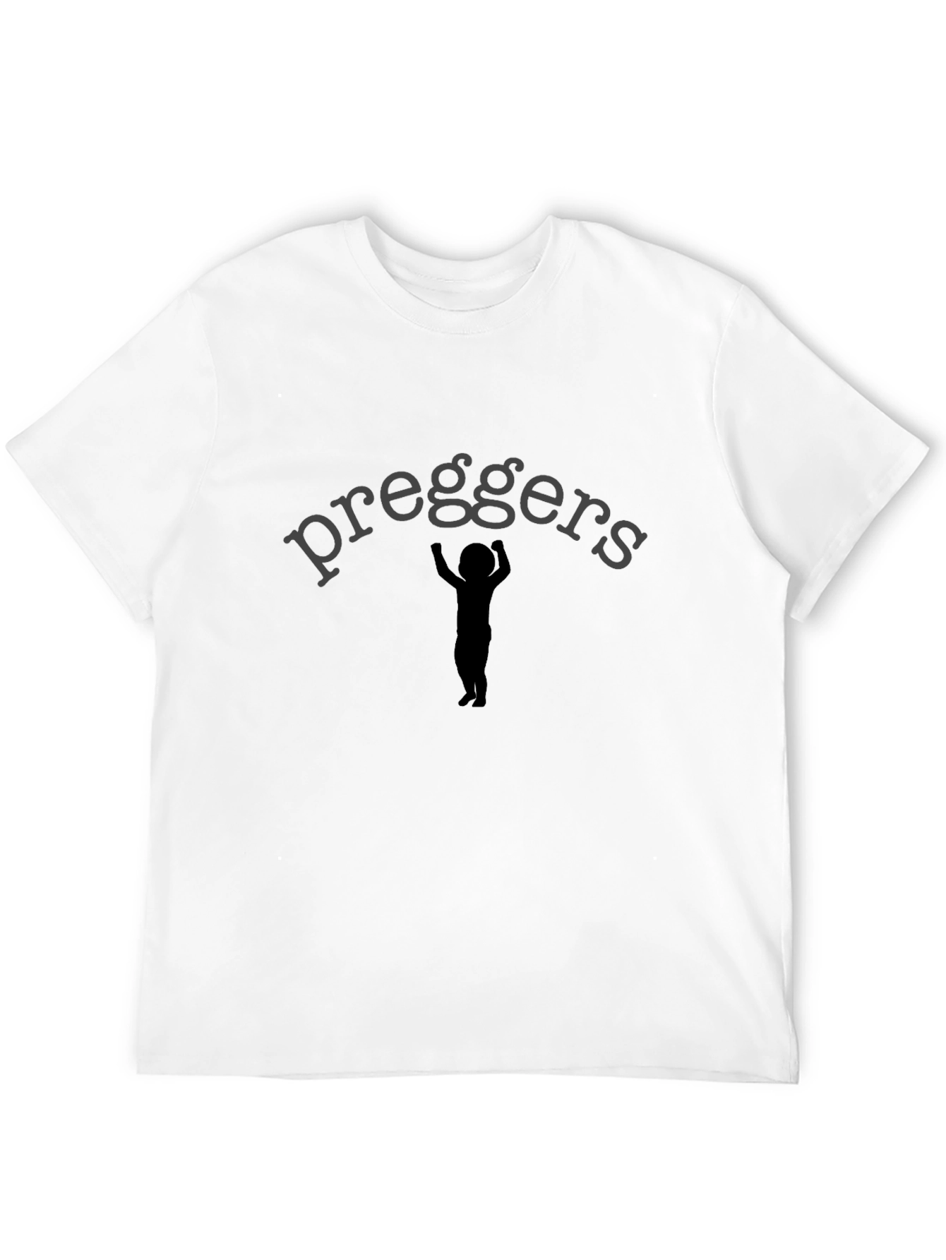 Preggers Baby Silhouette T-Shirt - Soft Cotton Blend