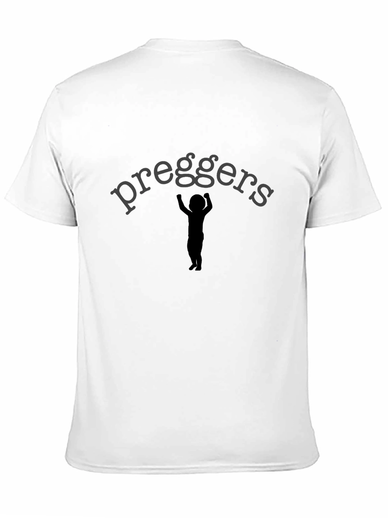 Preggers Baby Silhouette T-Shirt - Soft Cotton Blend