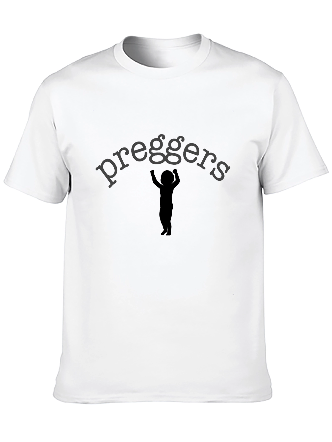 Preggers Baby Silhouette T-Shirt - Soft Cotton Blend