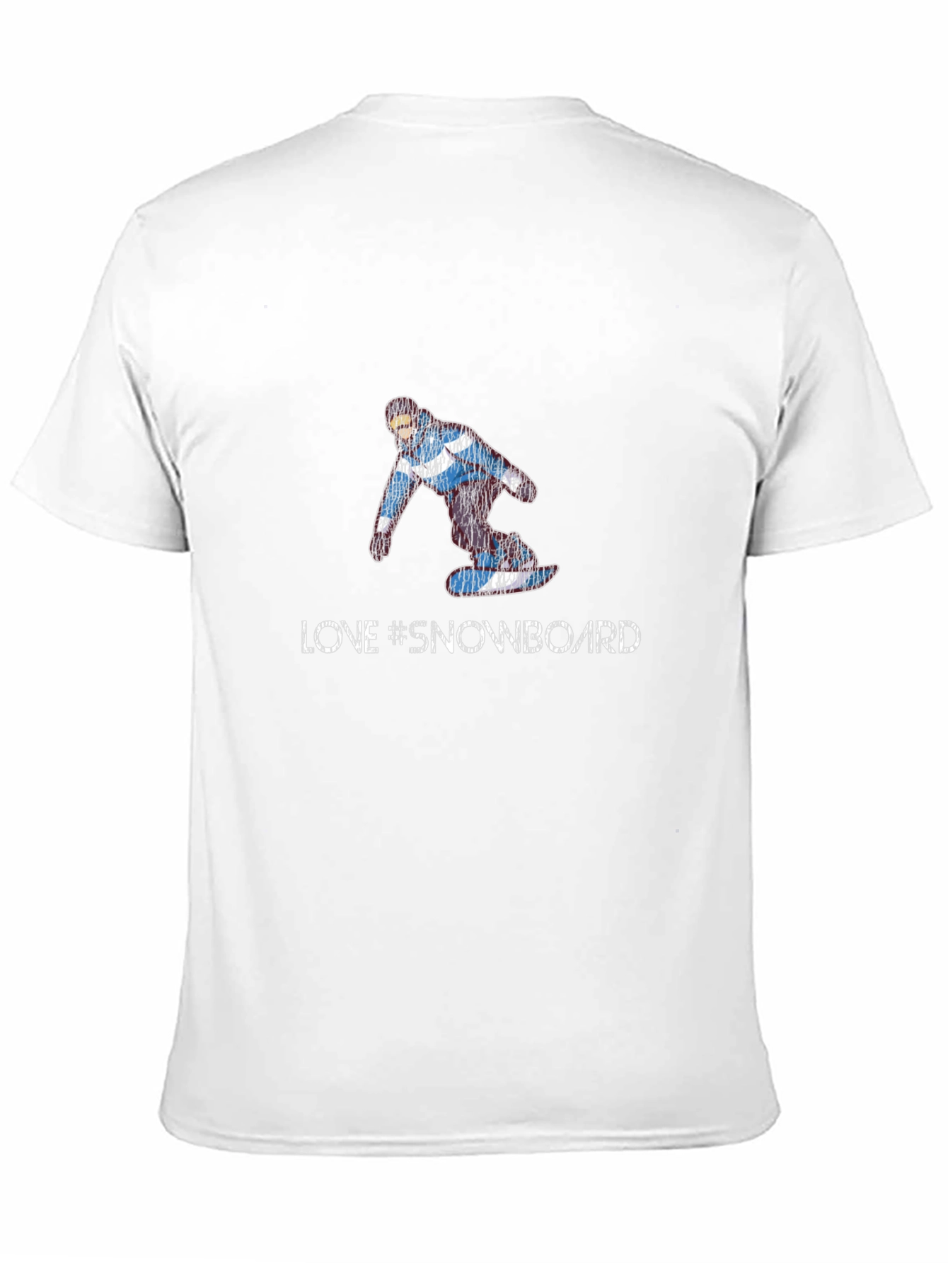 Love Snowboard T-Shirt - Black Graphic Print