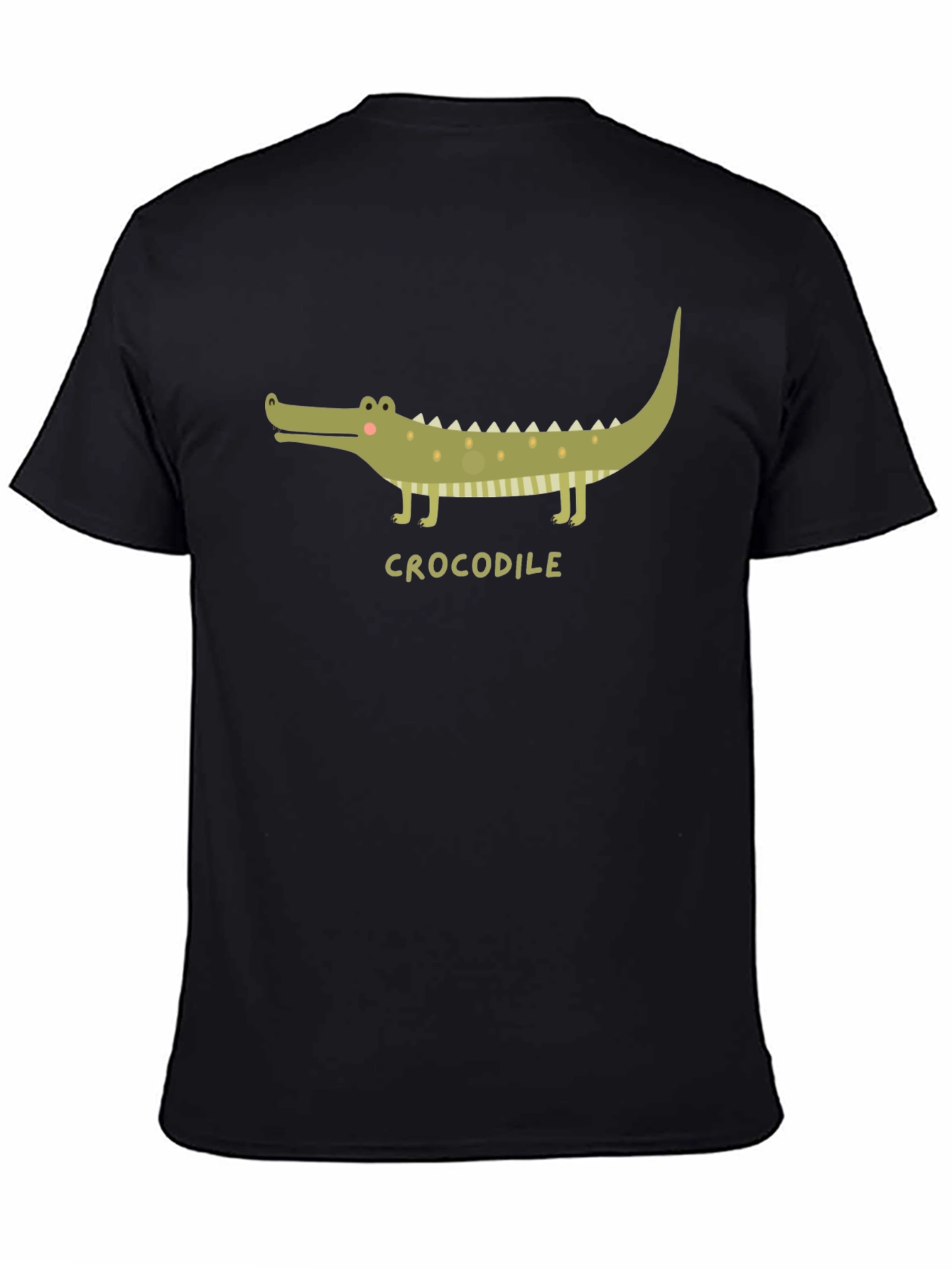 Crocodile Graphic Tee - Unisex Black T-Shirt