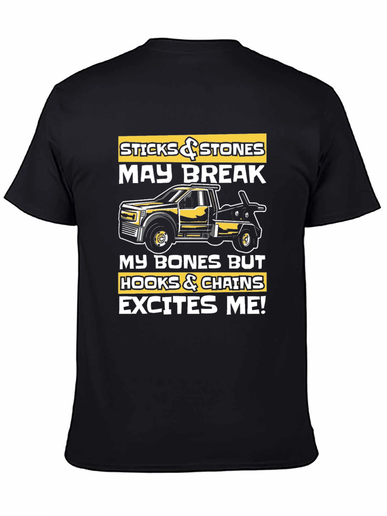 Sticks & Stones Tow Truck Graphic Tee