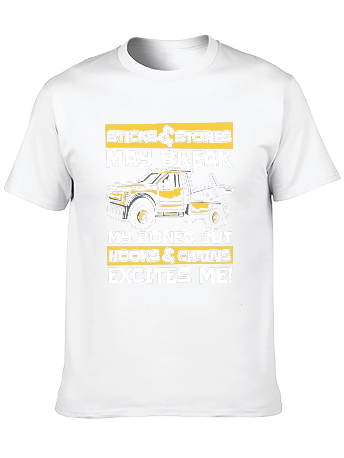 Sticks & Stones Tow Truck Graphic Tee