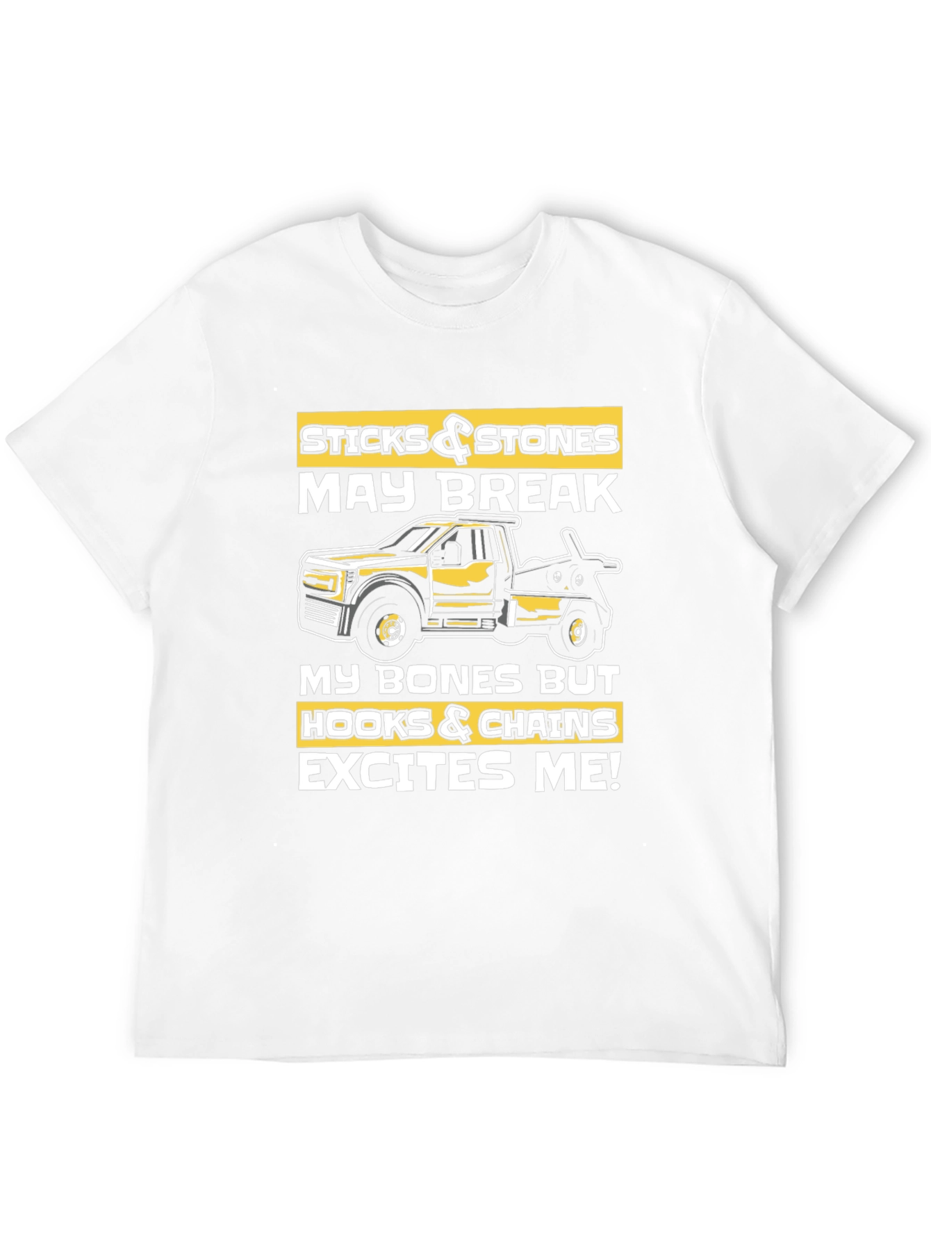 Sticks & Stones Tow Truck Graphic Tee