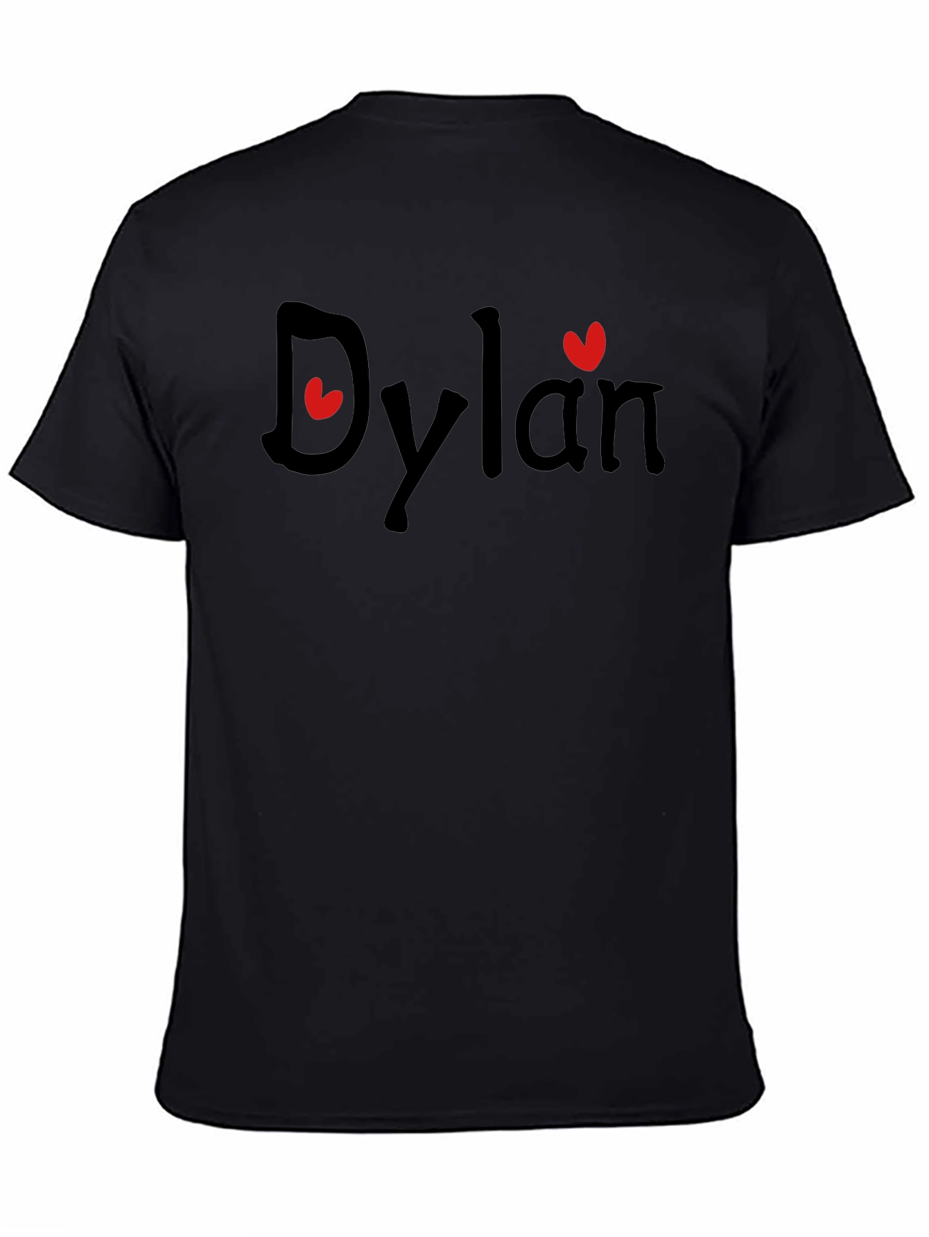 Personalized Dylan Heart T-Shirt - Custom Name Tee
