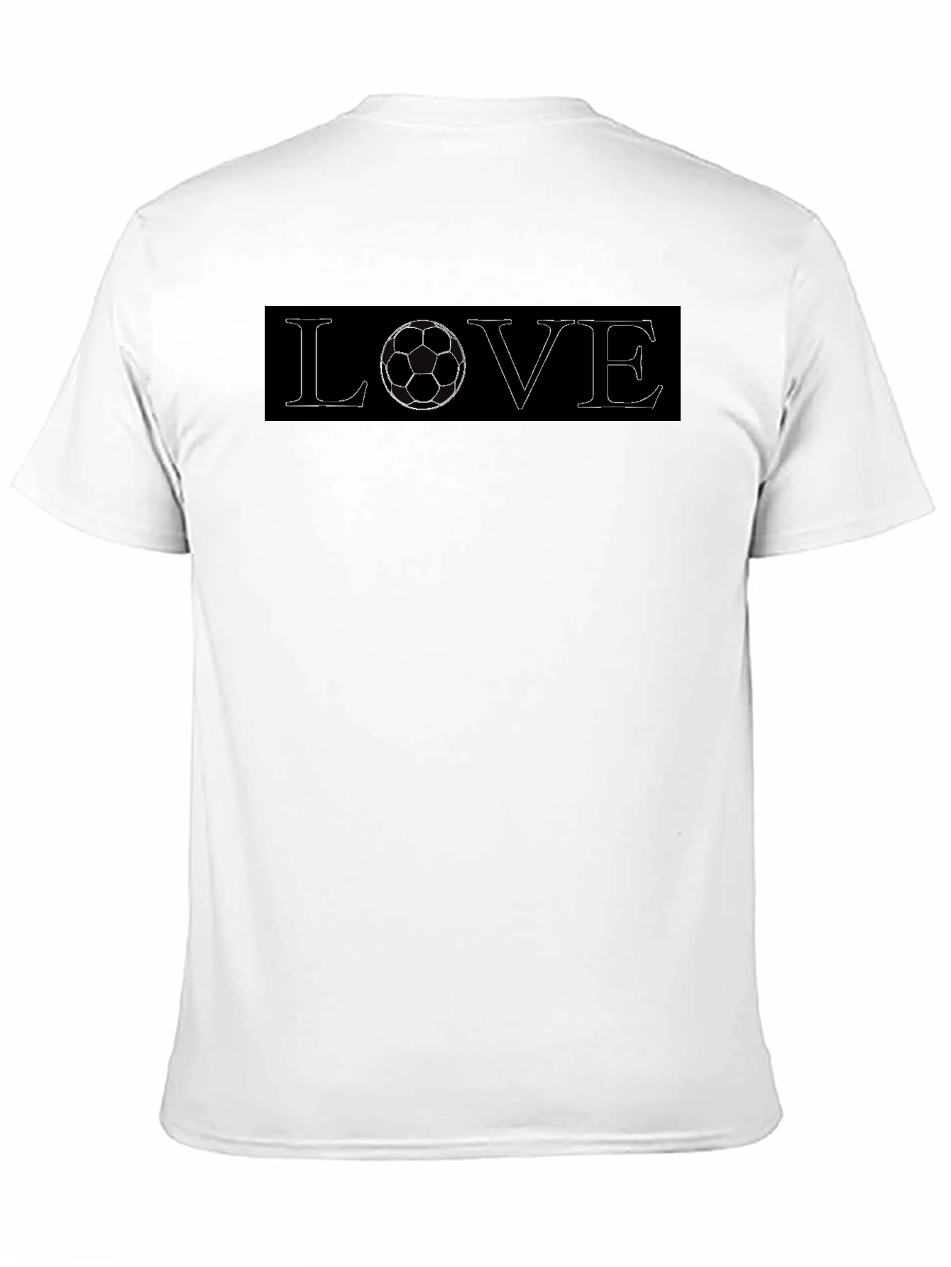 Soccer Love Black T-Shirt - Sporty Graphic Tee