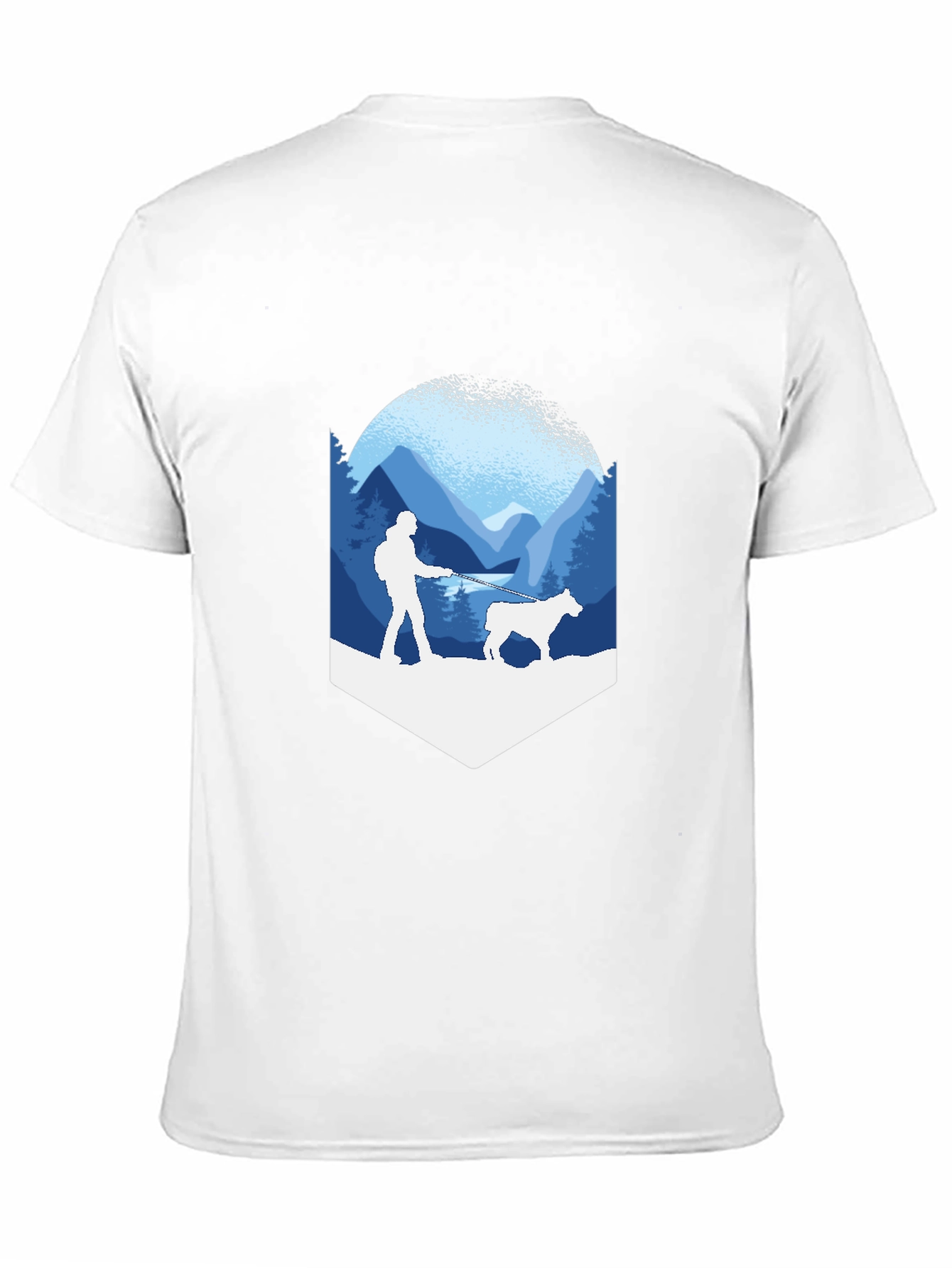 Hiker & Dog Graphic Tee - Adventure Ready!
