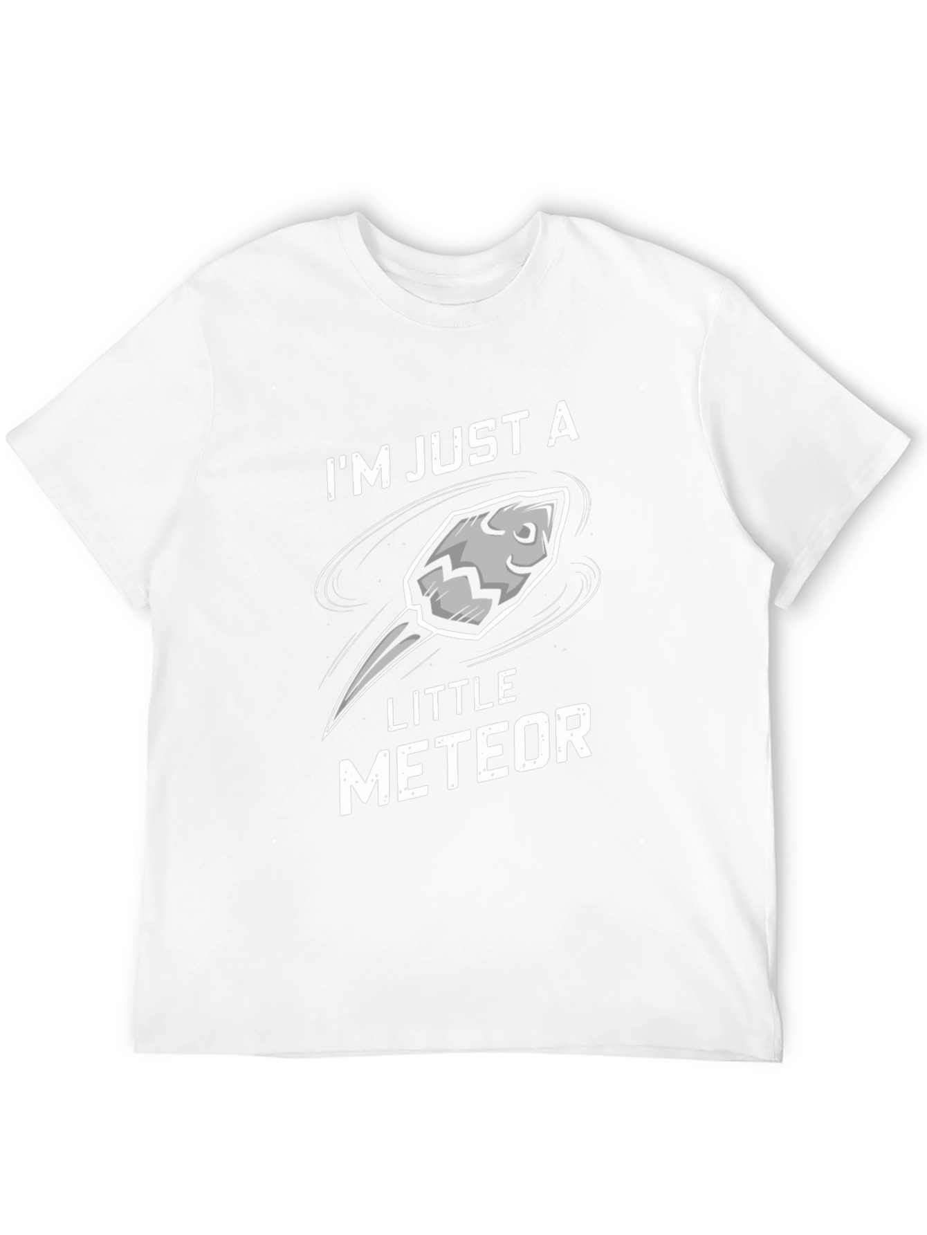 Im Just A Little Meteor Black T-Shirt