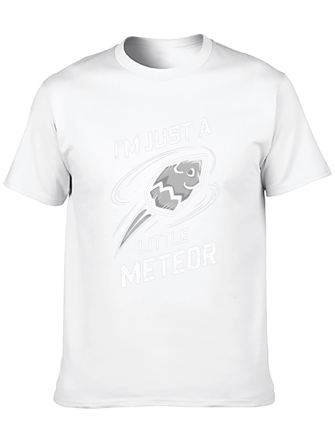 Im Just A Little Meteor Black T-Shirt