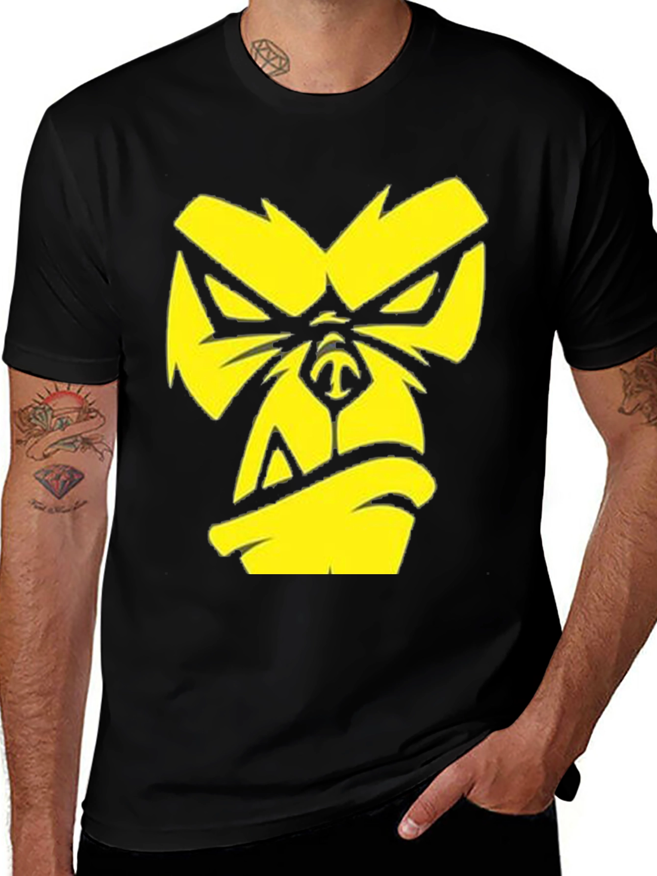 Bold Gorilla Graphic Tee - Black