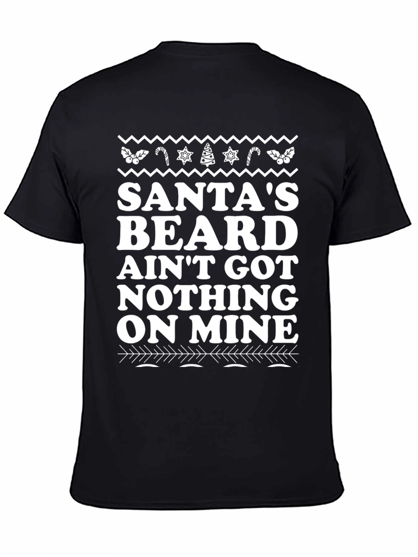 Santas Beard T-Shirt - Holiday Funny Tee