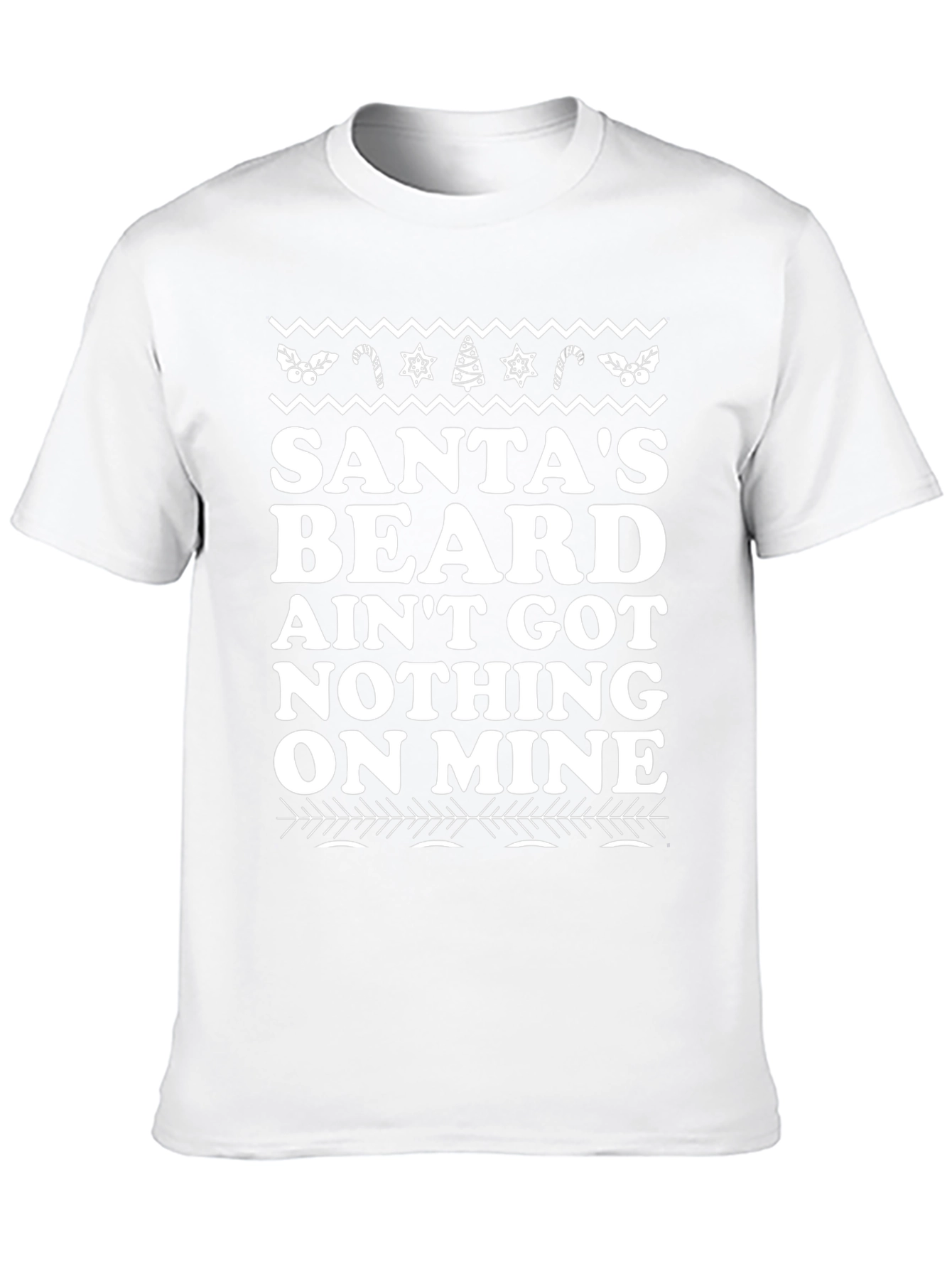 Santas Beard T-Shirt - Holiday Funny Tee