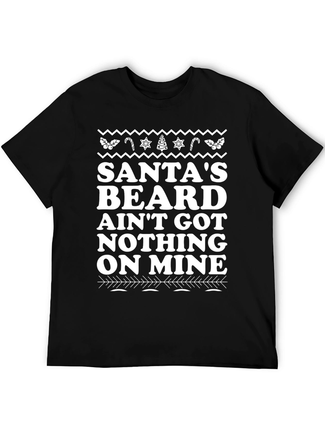 Santas Beard T-Shirt - Holiday Funny Tee