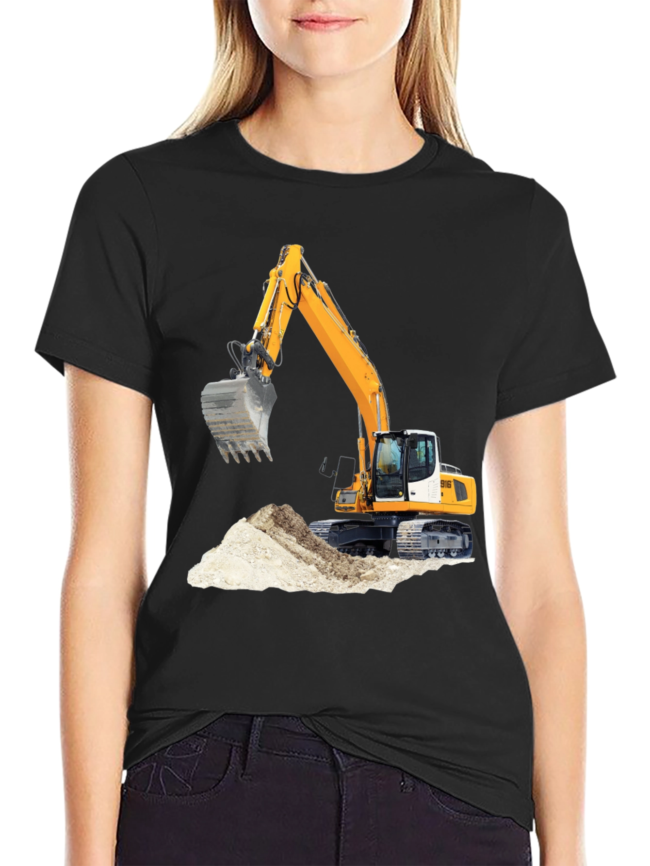 Excavator Graphic Tee - Black