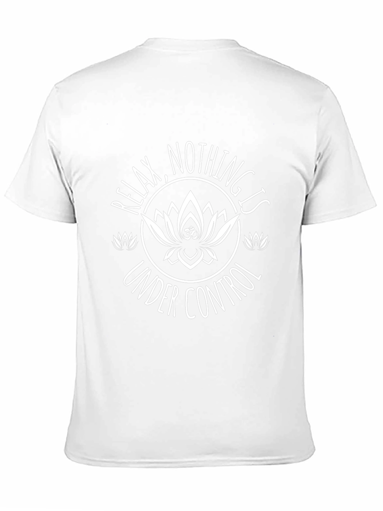 Relax Nothing Is Under Control Black T-Shirt