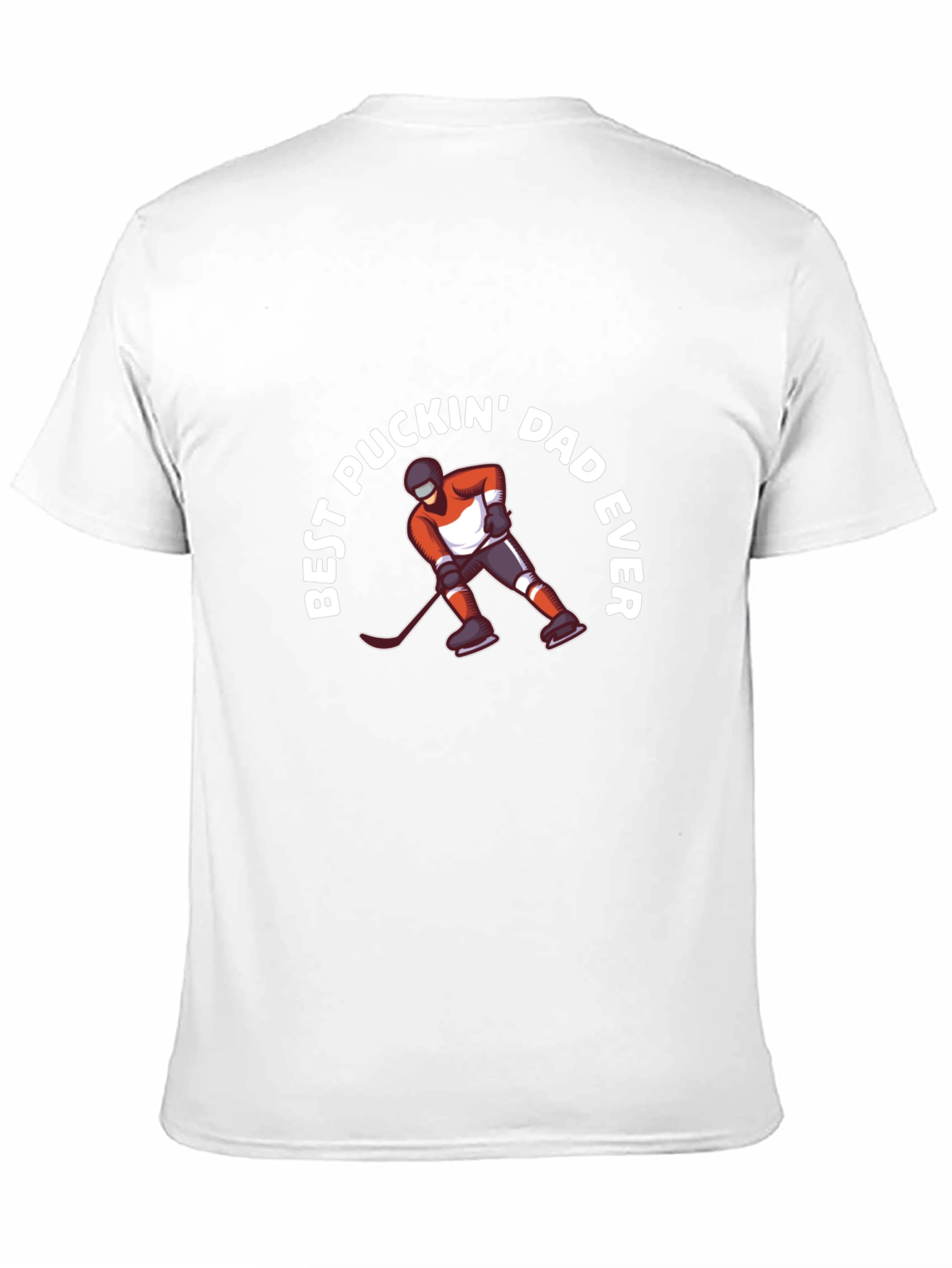 Best Puckin Dad Ever Hockey T-Shirt