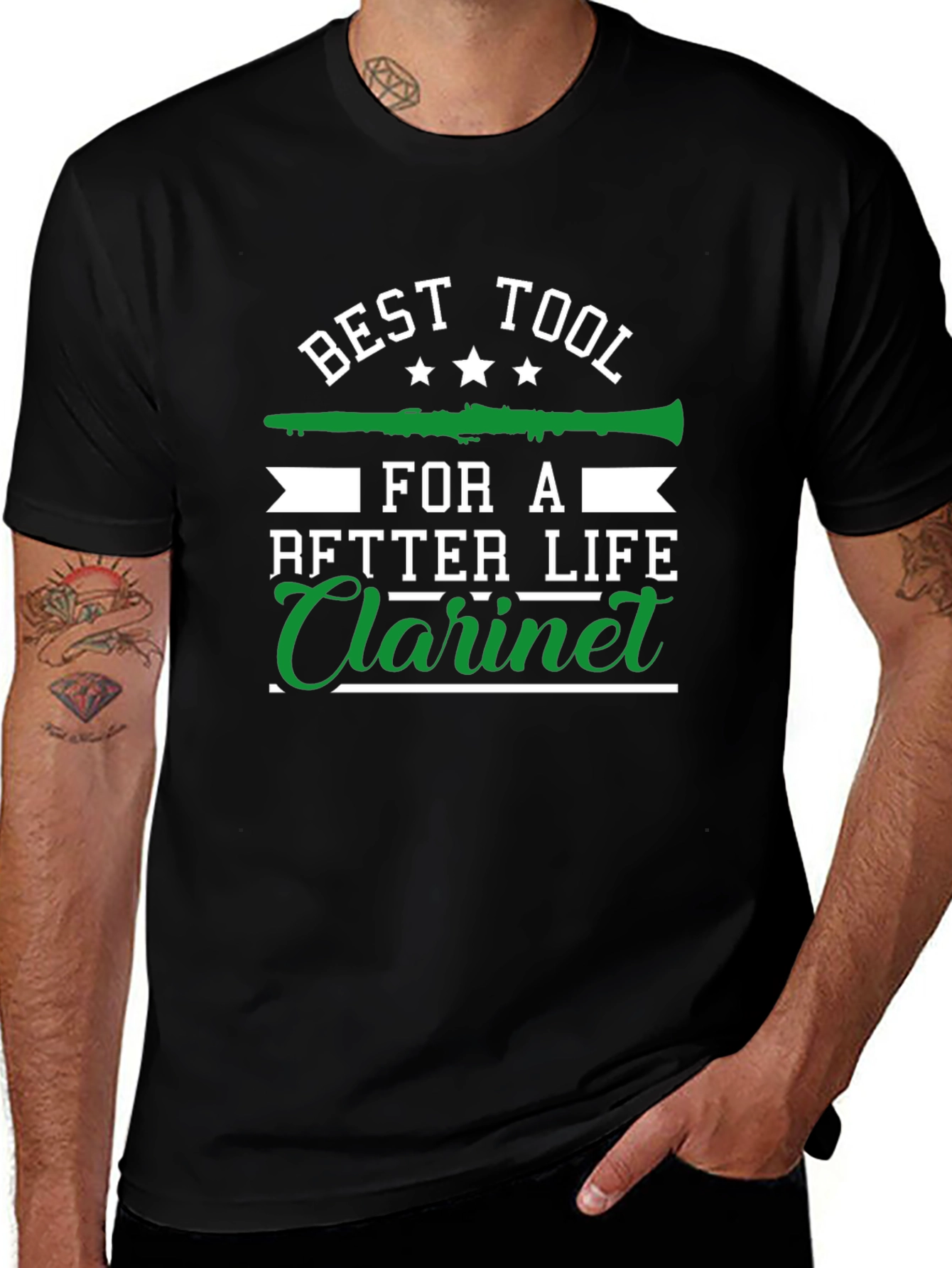 Best Tool for After Life Clarinet Graphic Tee