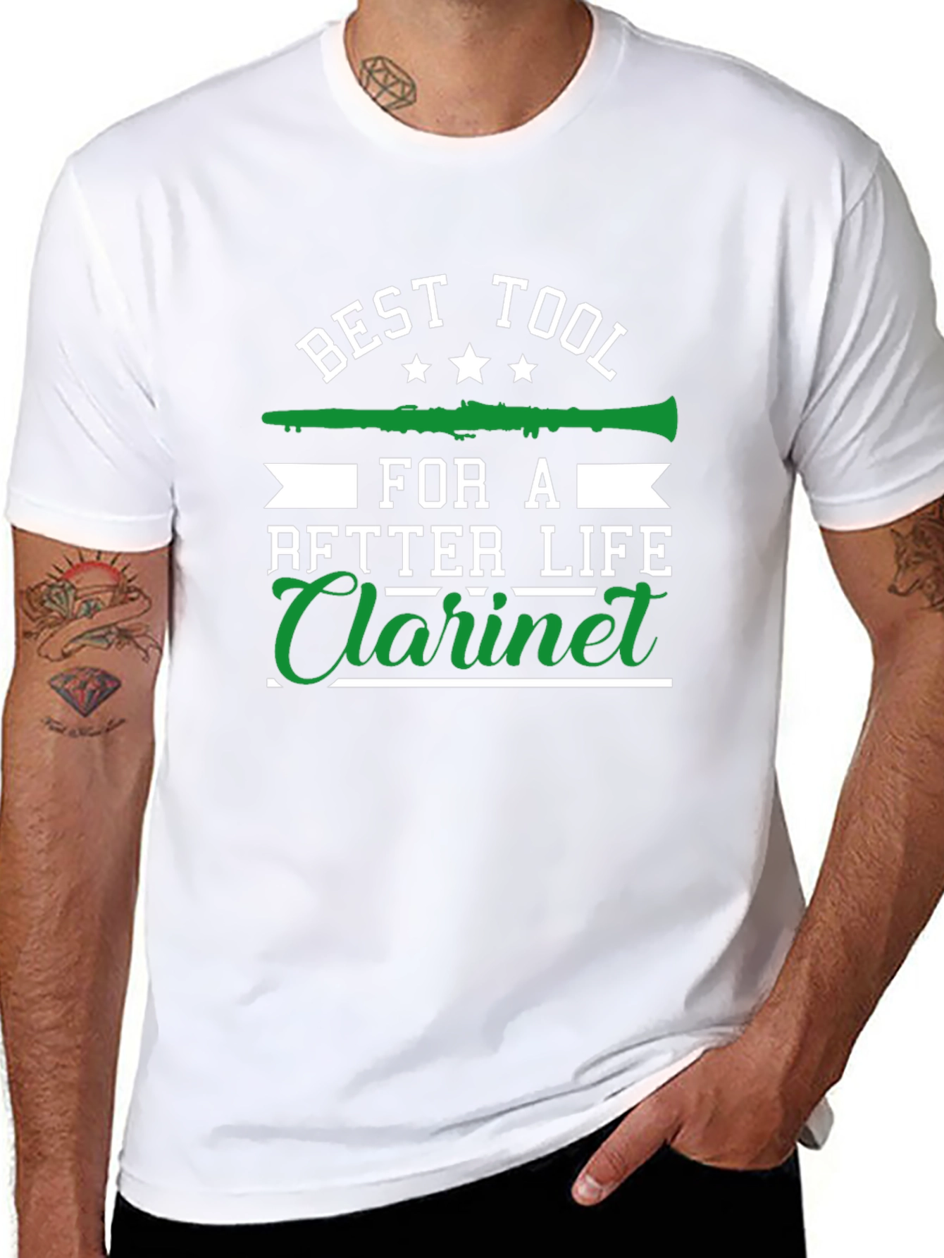 Best Tool for After Life Clarinet Graphic Tee