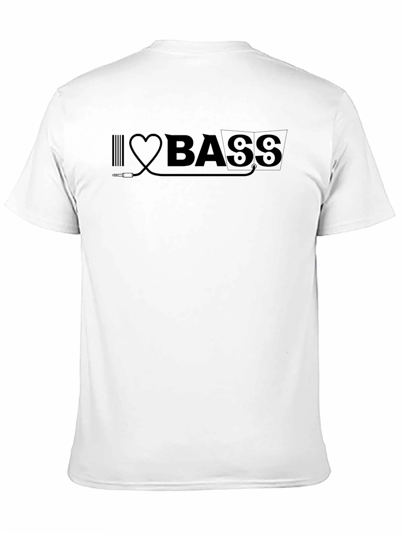 I Heart Bass Graphic Tee - Music Lover T-Shirt